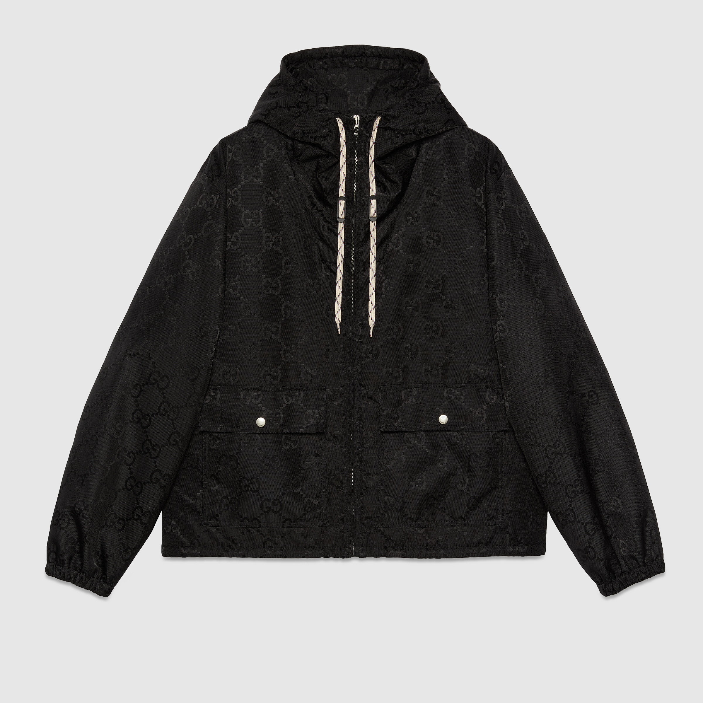GG nylon canvas jacket - 1