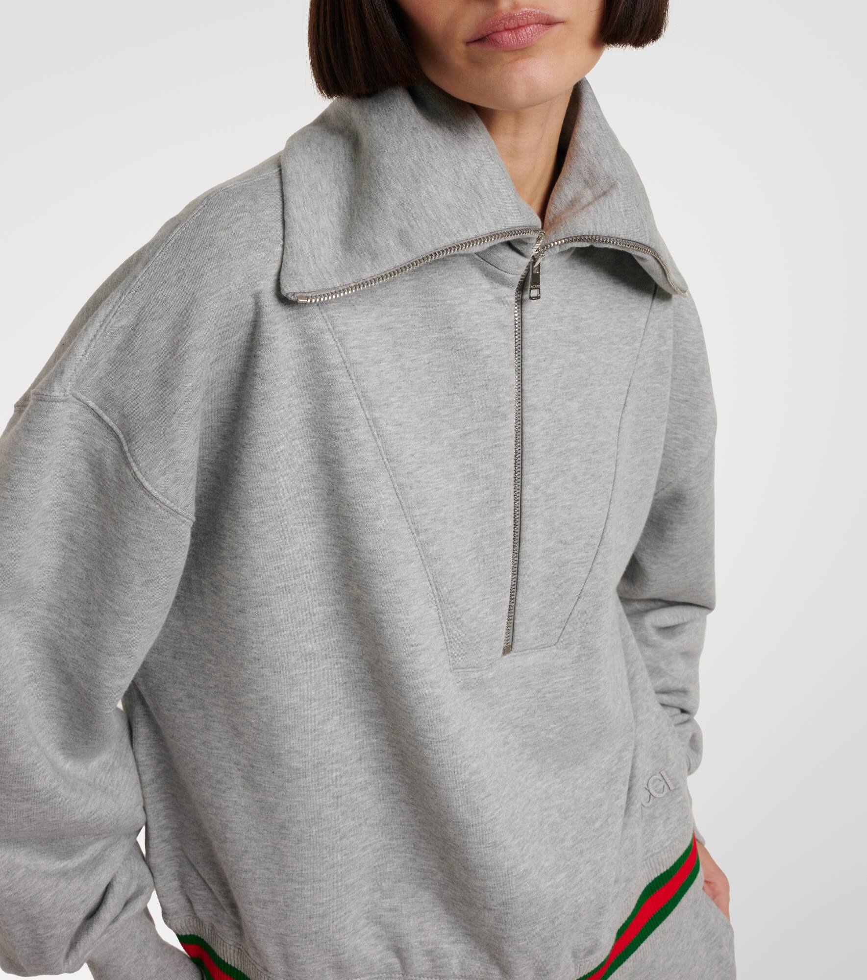 Web cotton jersey sweatshirt - 4