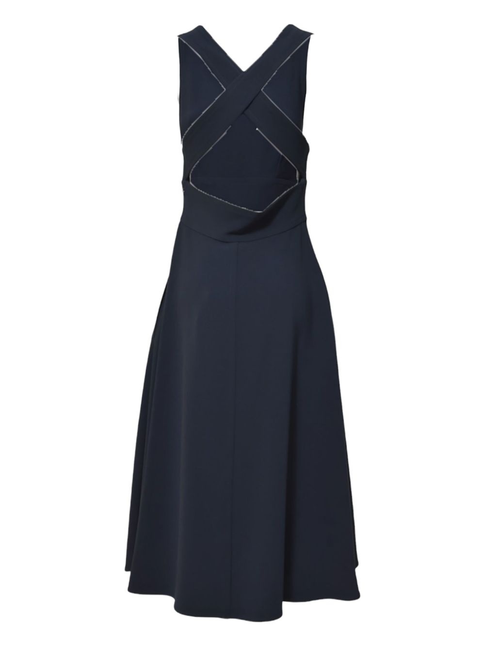 V-neck midi dress - 2