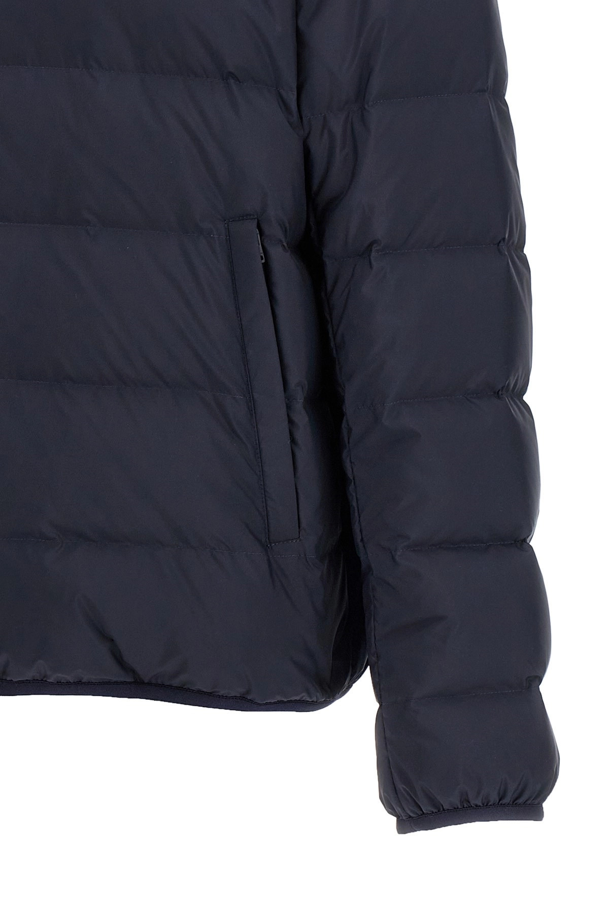Logo print down jacket - 5