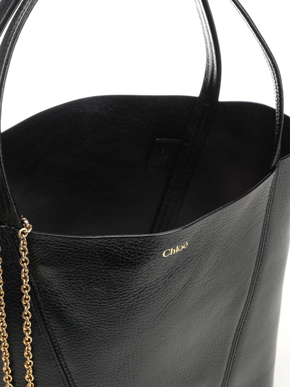 S811 - Chloe Spin Handbags Black - 4