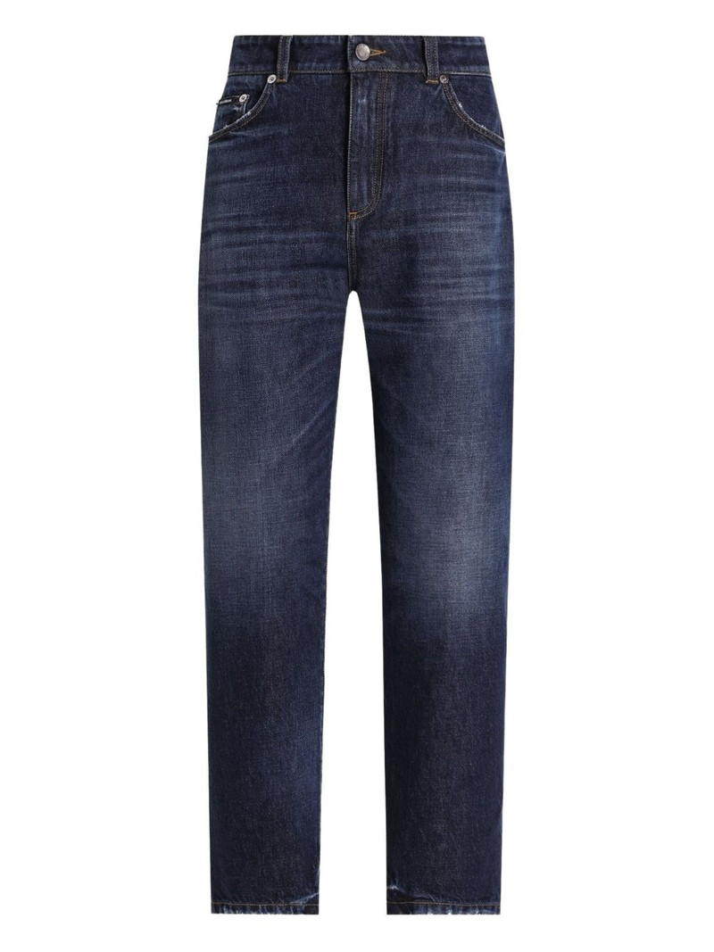 logo-plaque jeans 1