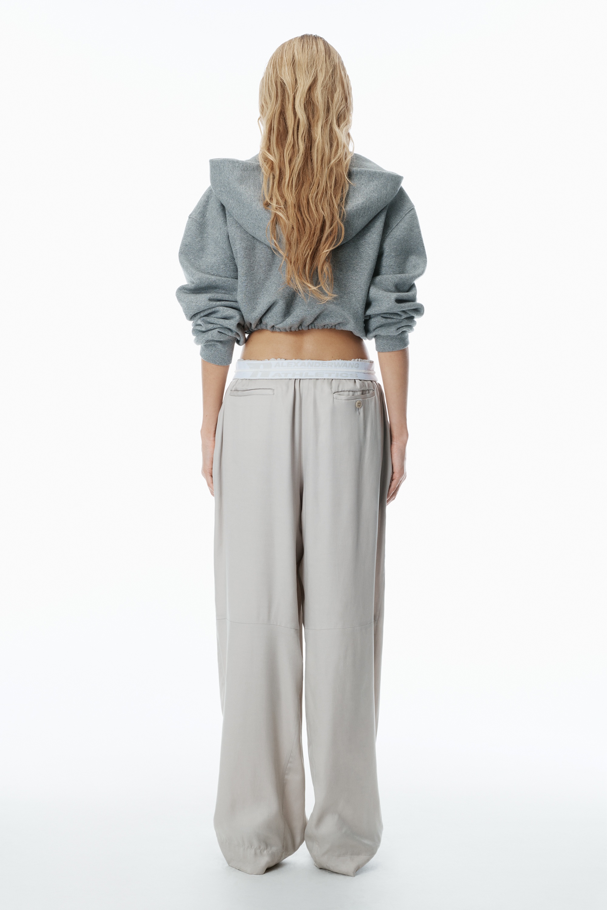Pre-Styled Trouser with Turn-Down Waistband - 4
