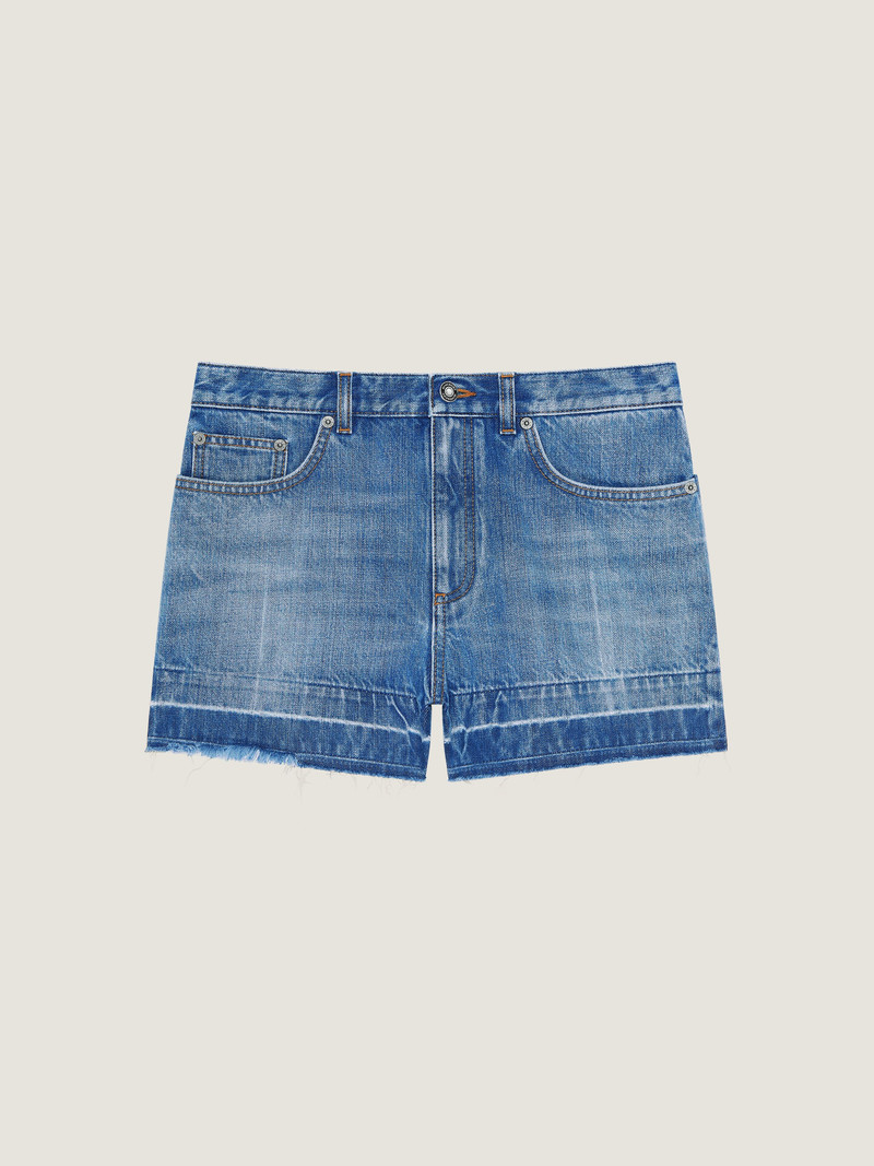 SHORTS IN MEDIUM BLUE DENIM 1