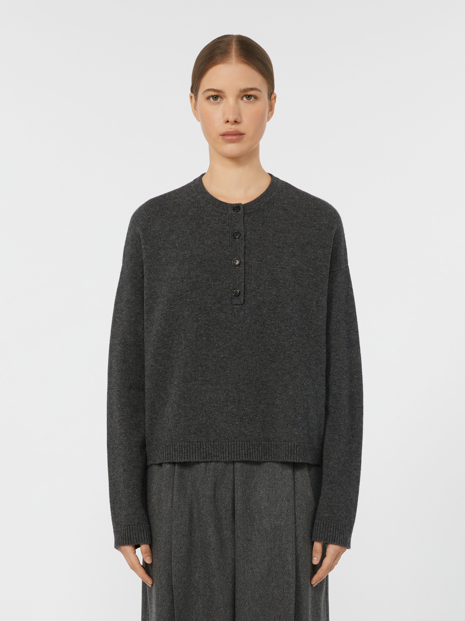 LONDON Wool and cashmere mini jumper - 3