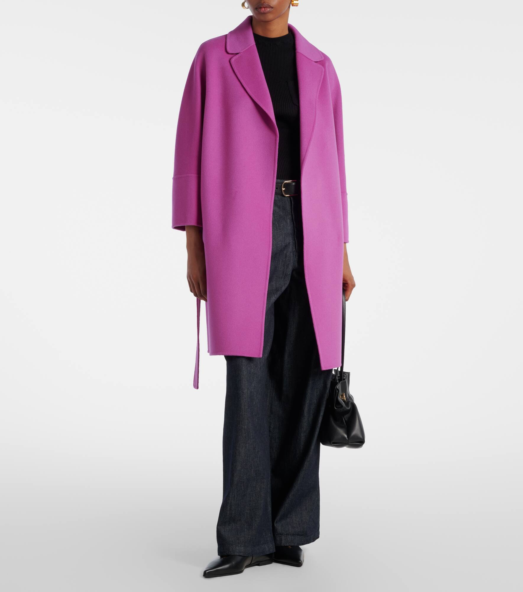 Arona belted virgin wool coat - 2