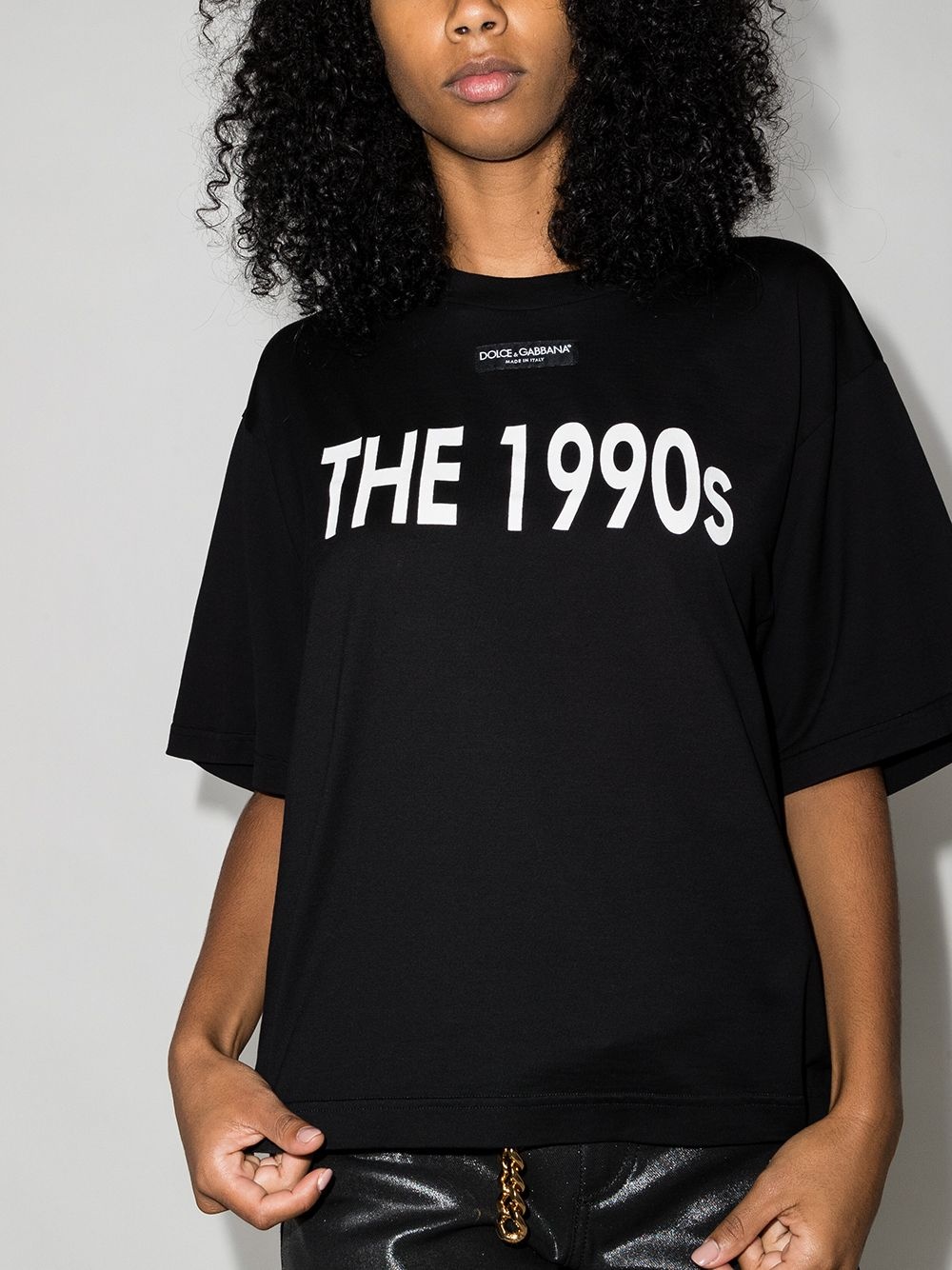 1990s drop-shoulder T-shirt - 2