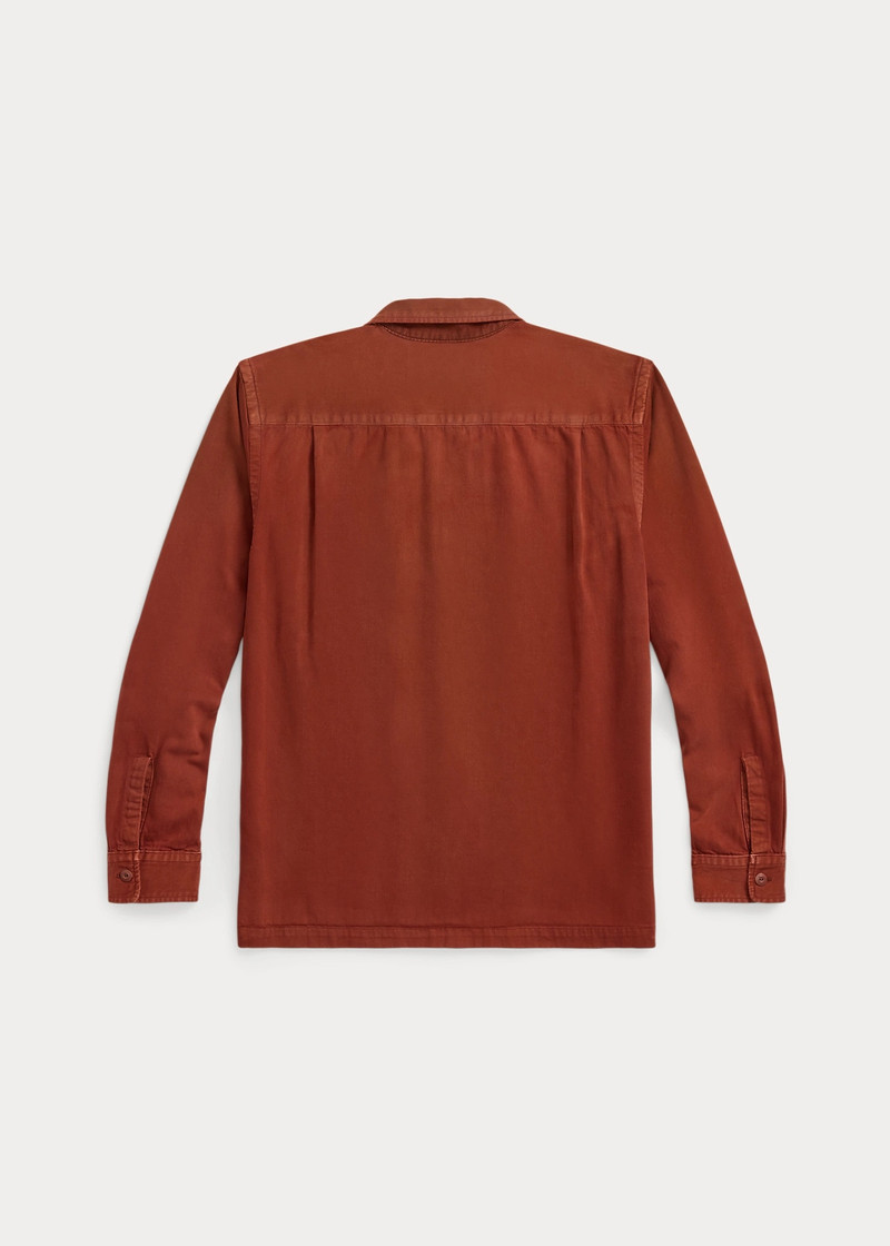 RRL by Ralph Lauren Garment-Dyed Twill Camp Shirt outlook