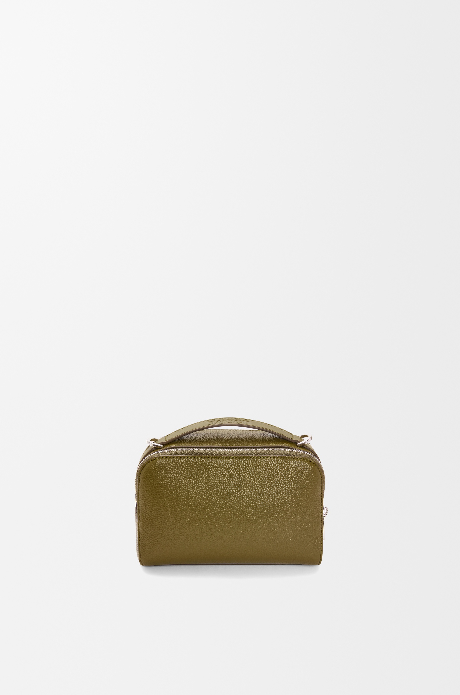 Mini Camera Crossbody bag in soft grained calfskin - 3
