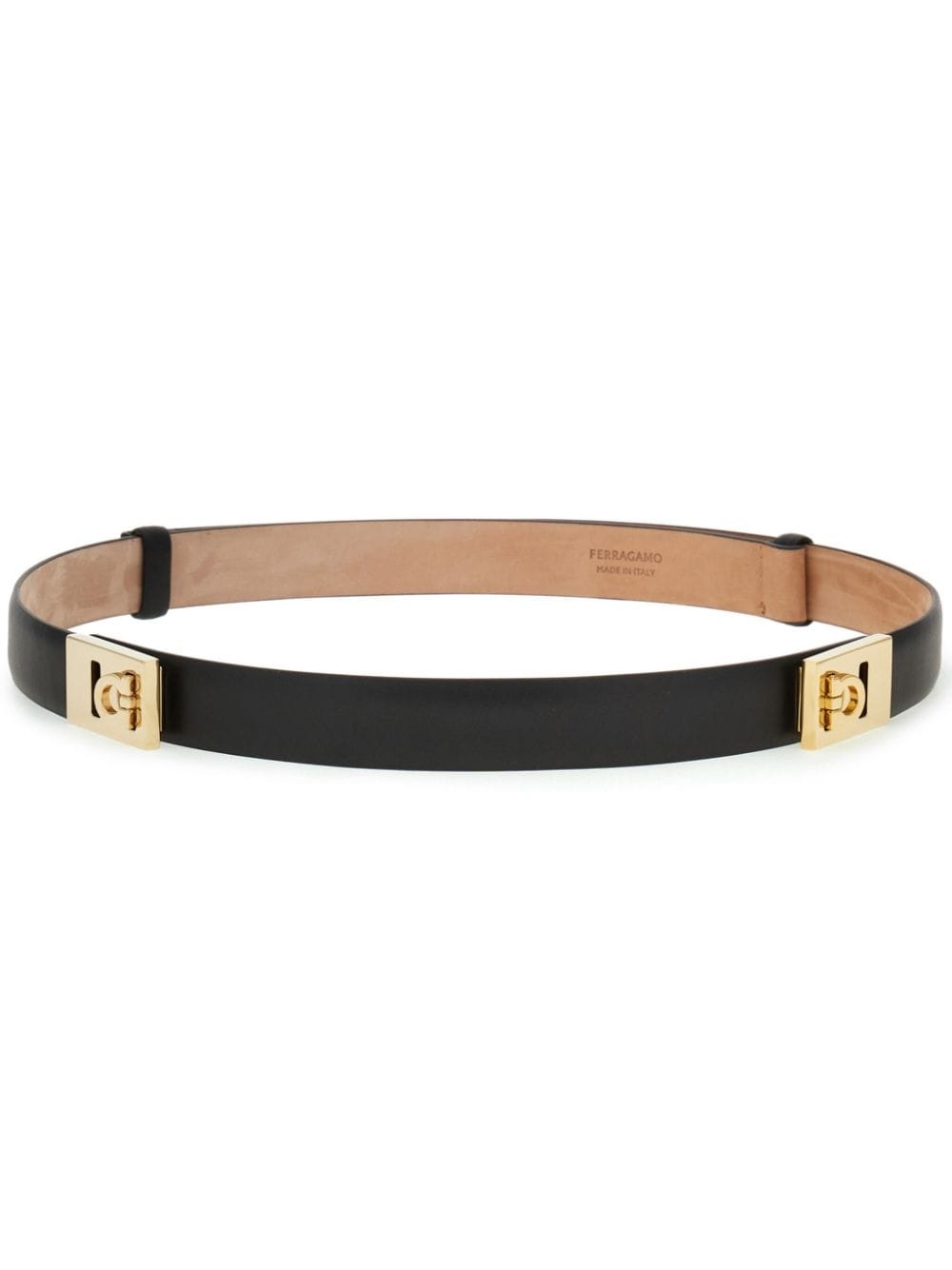 Gancini leather belt - 1