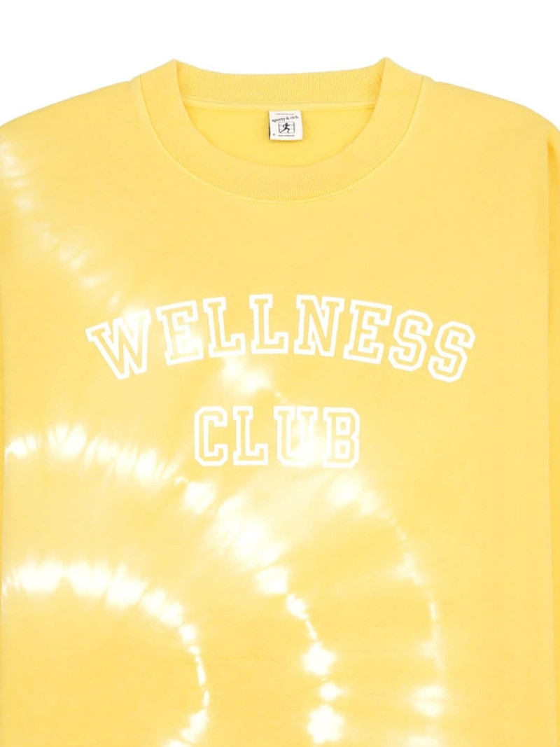 Sporty & Rich Wellness Club crew-neck sweatshirt outlook