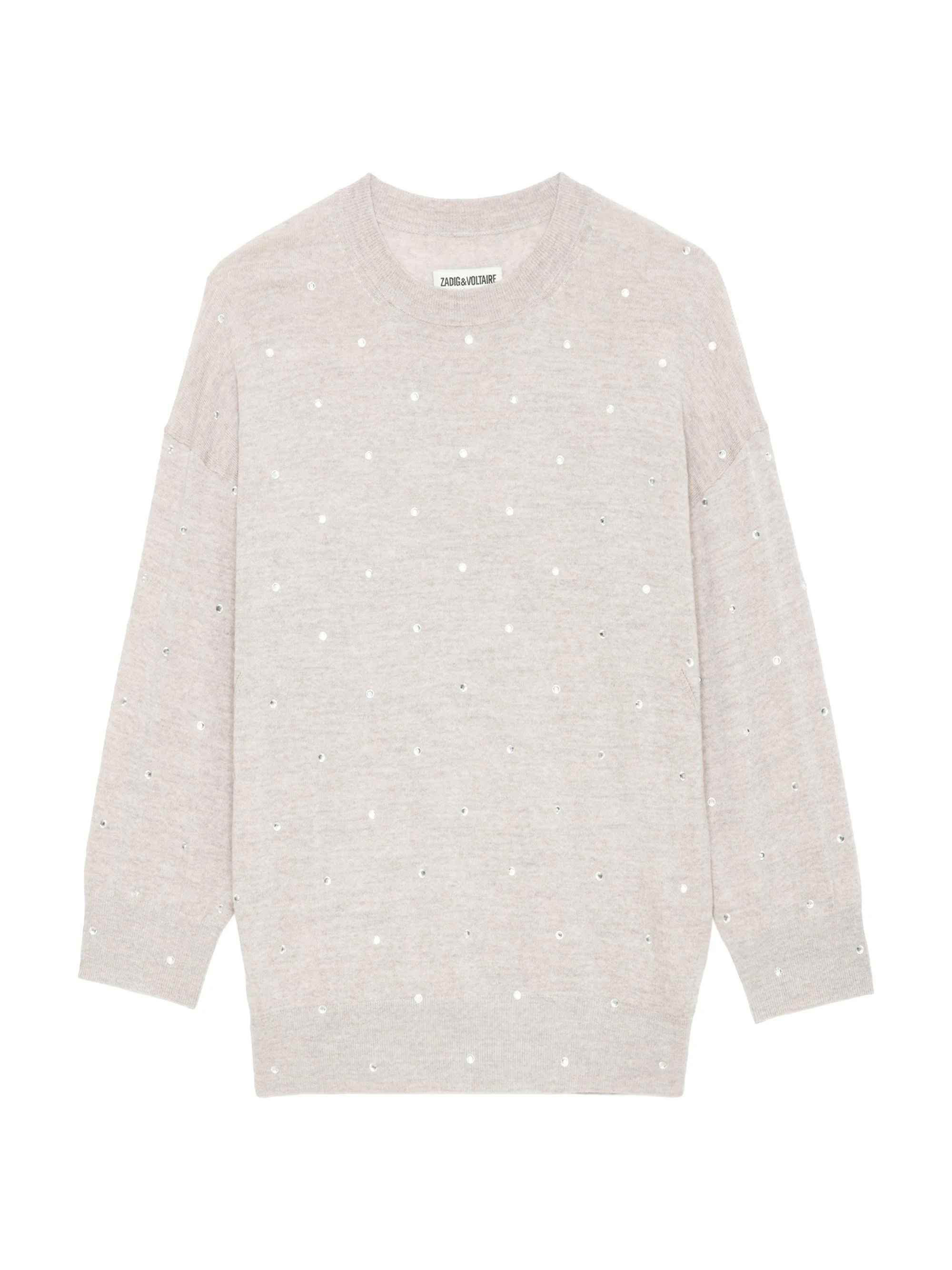 Women's Kansy We Strass Wool Sweater - Latte - 1