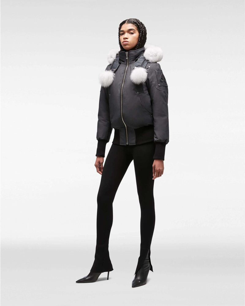 MOOSE KNUCKLES ORIGINAL DEBBIE BOMBER JACKET FUR outlook