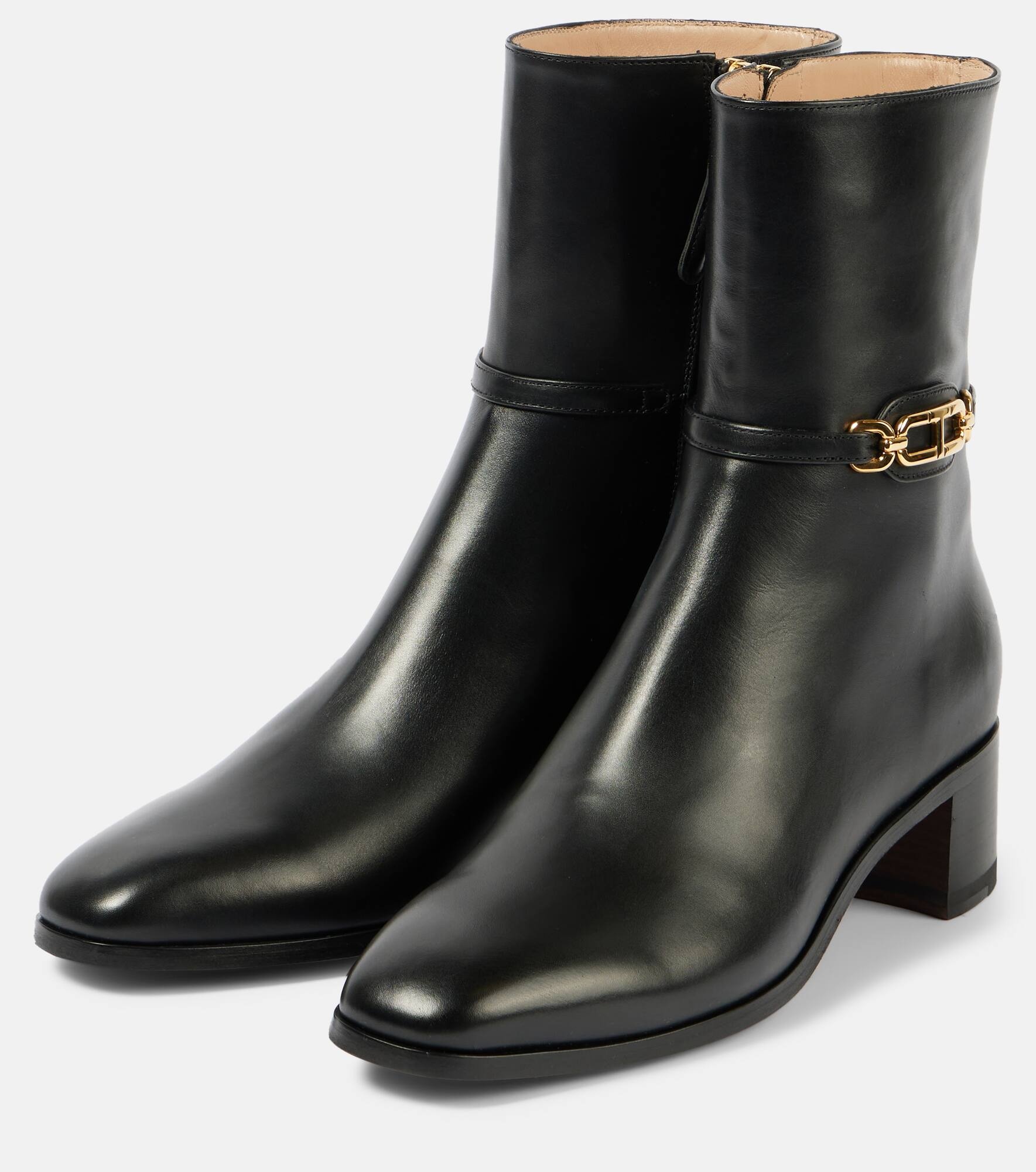 Whitney leather ankle boots - 5