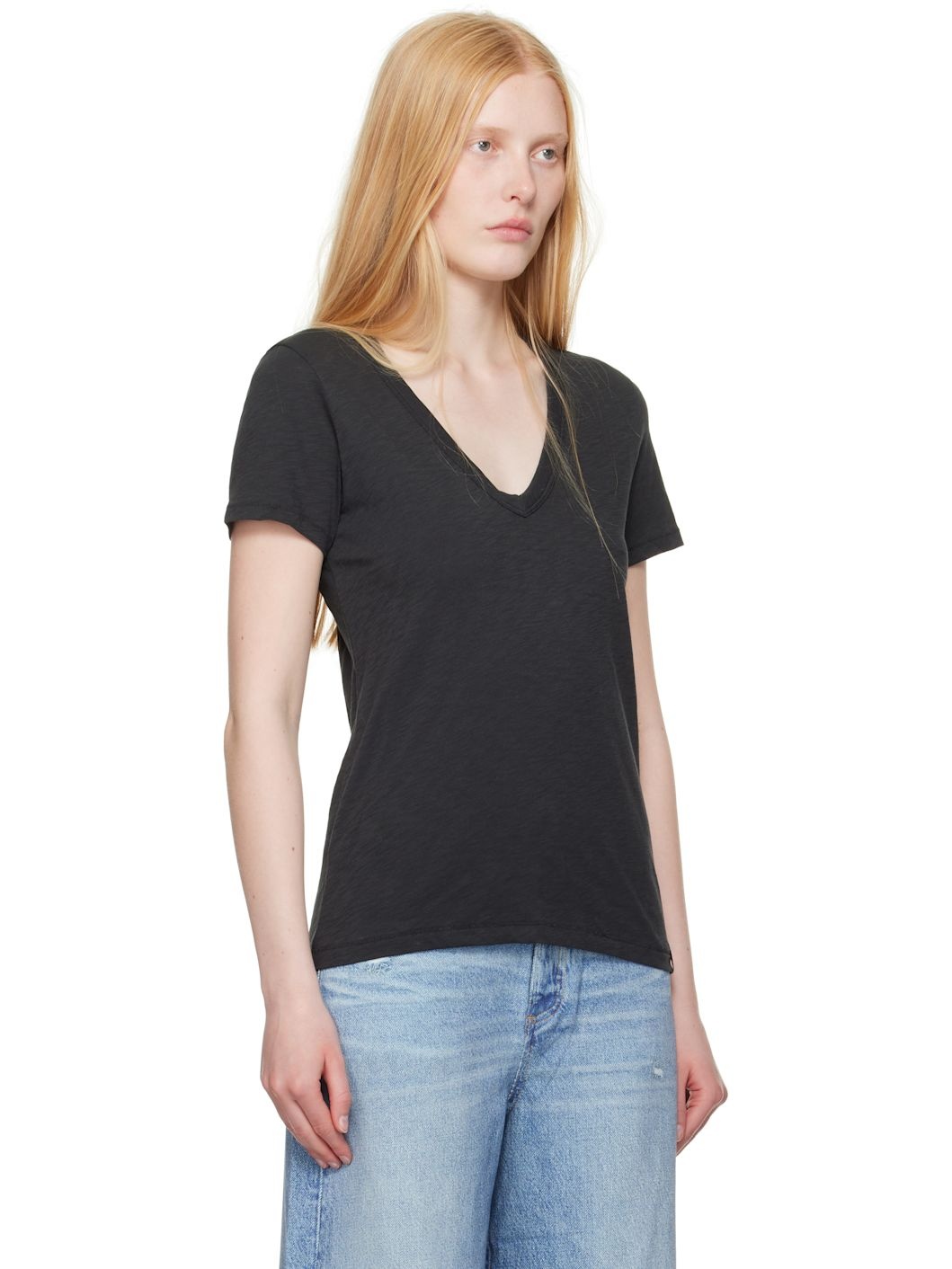 Black 'The Slub' T-shirt - 2