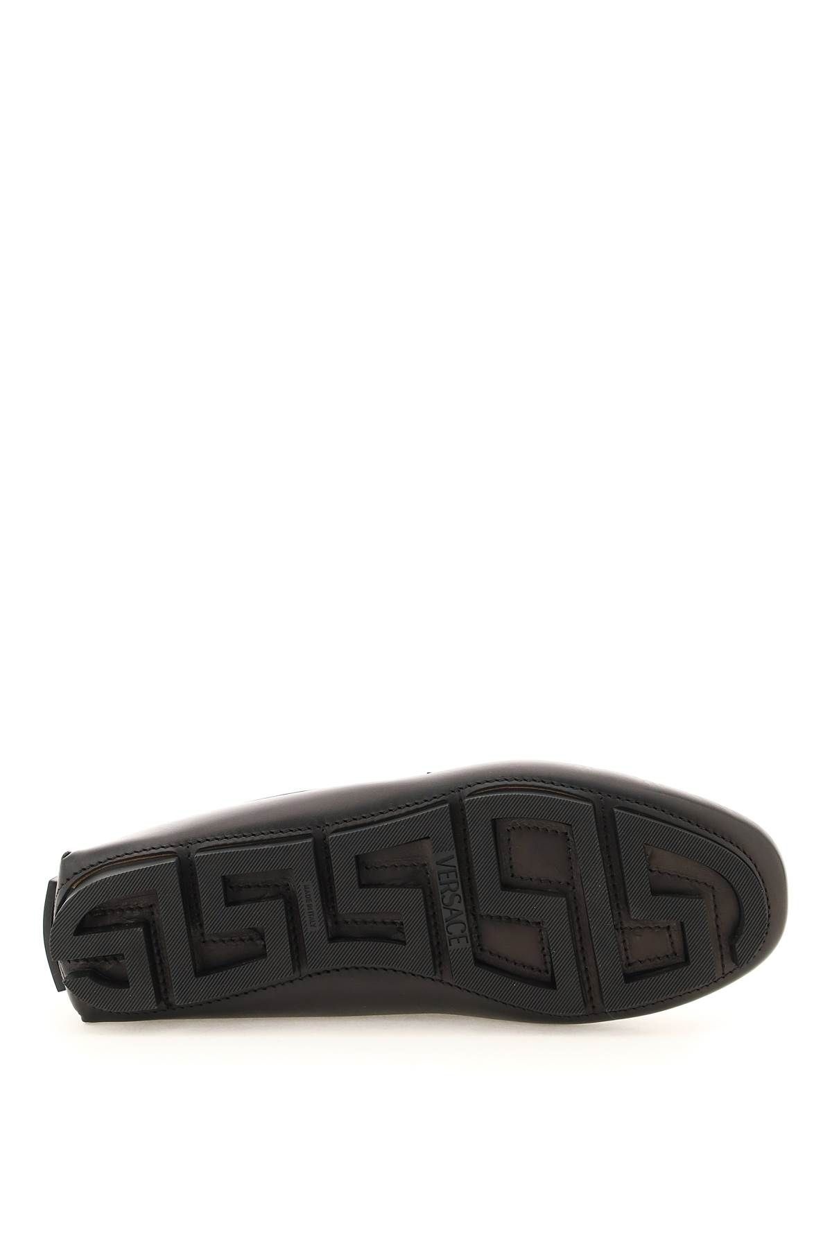 'LA MEDUSA' LEATHER LOAFERS - 5