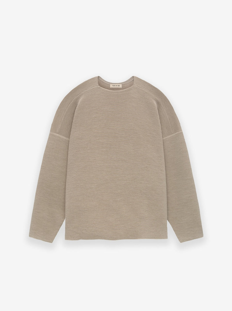 Ottoman Wool Straight Neck Sweater 1