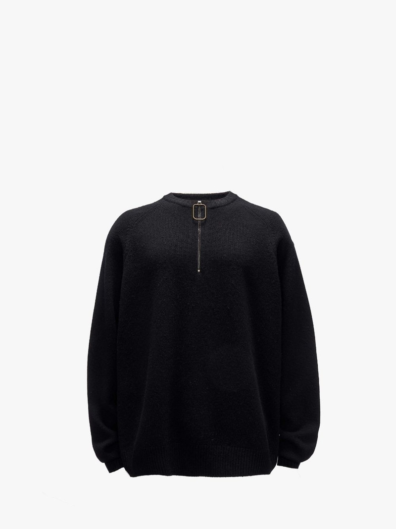 HALF-ZIP SWEATER - 1