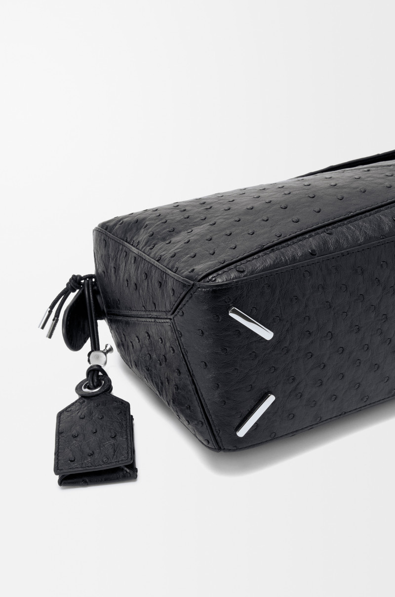 Small Featherlight Puzzle bag in ostrich 11