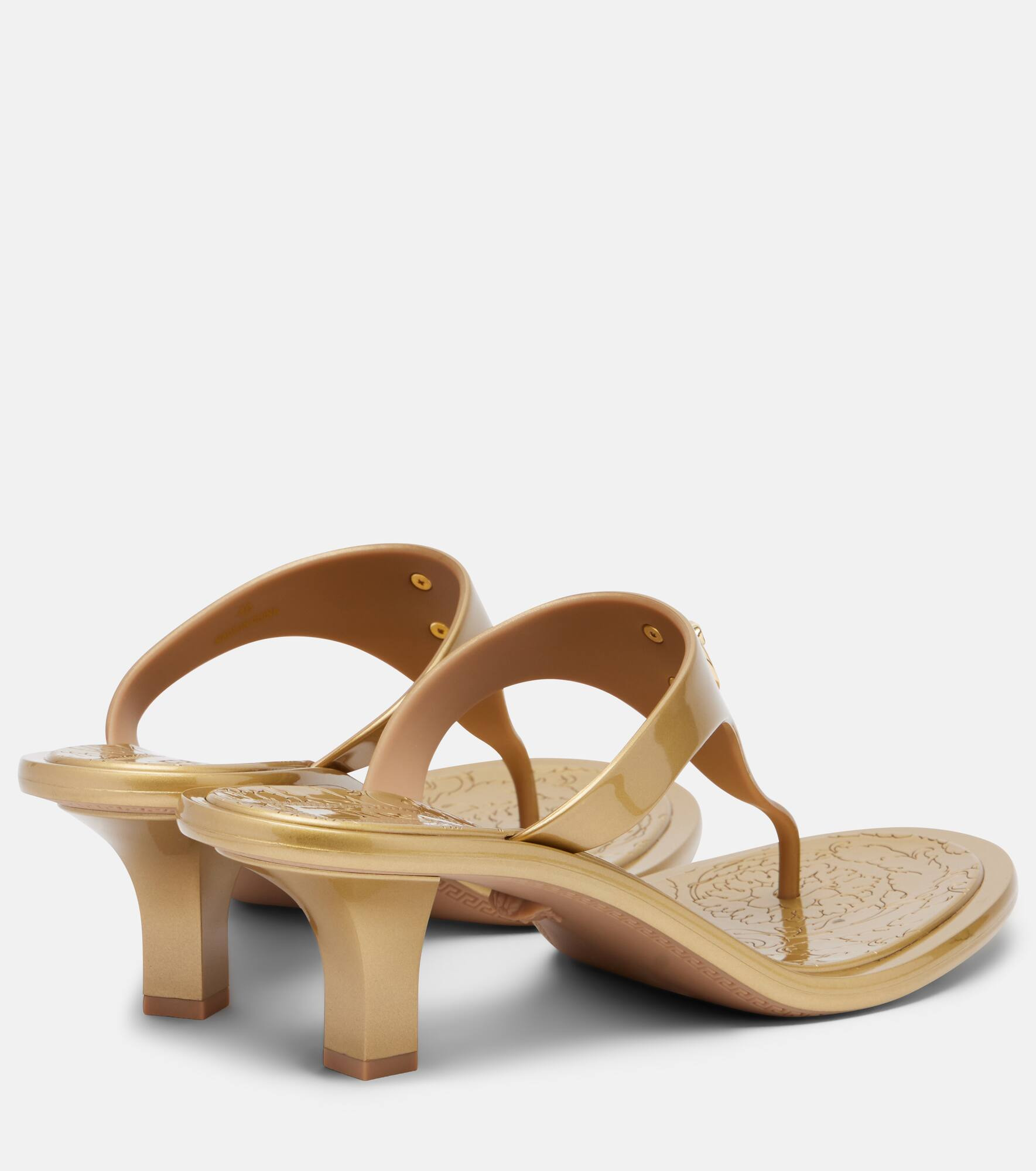 Alia 55 metallic thong sandals - 2