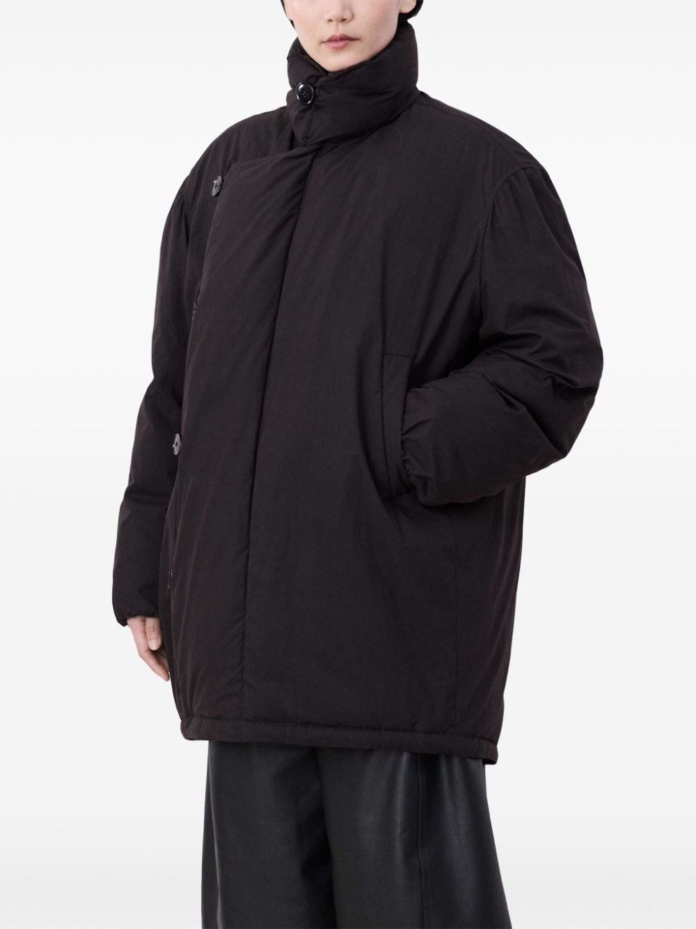 funnel neck puffer jacket - 3