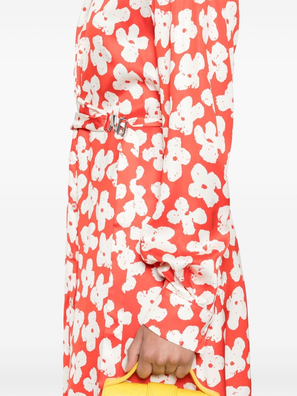 floral-print midi dress - 5