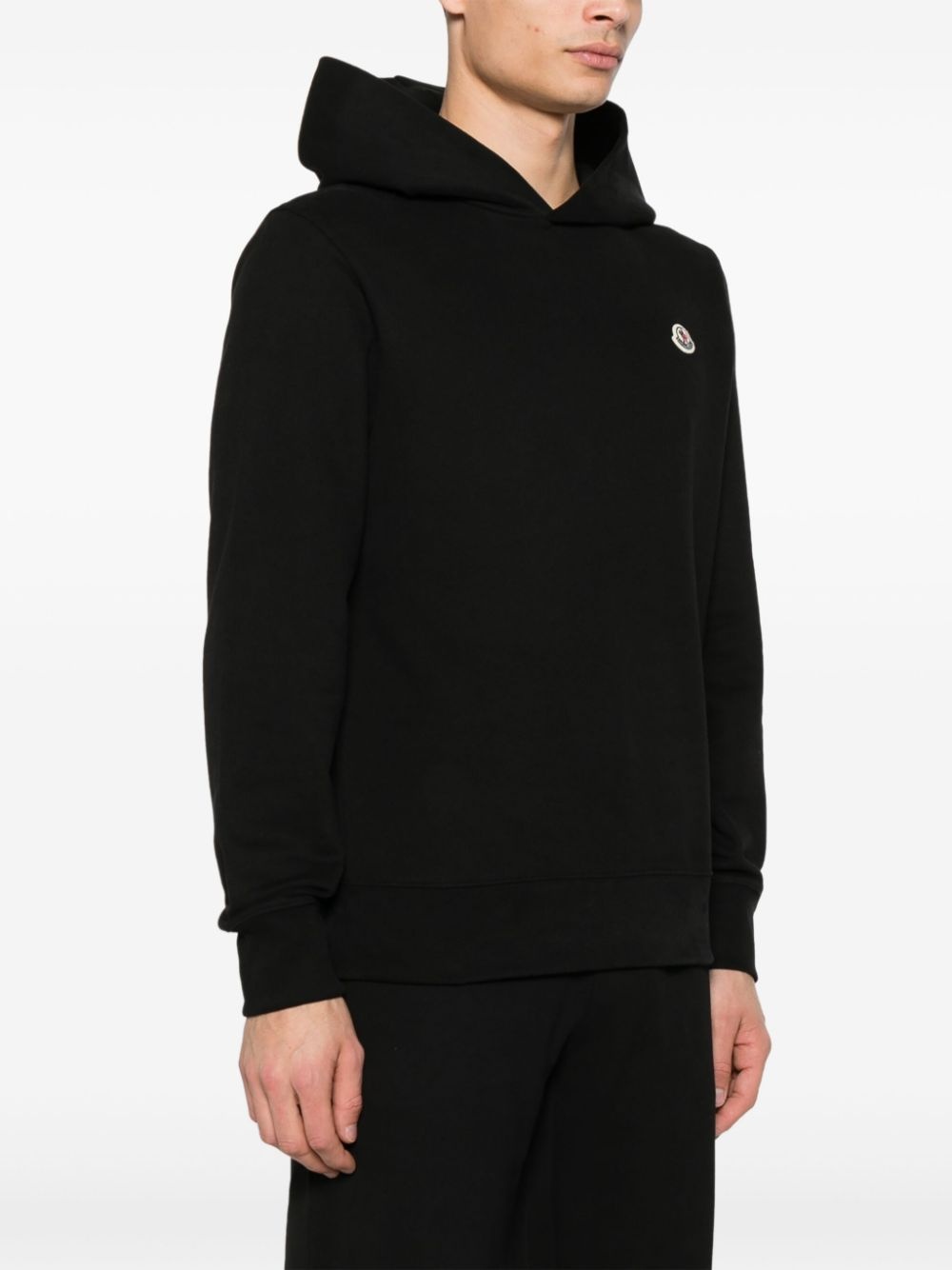 logo-appliqué hoodie - 3