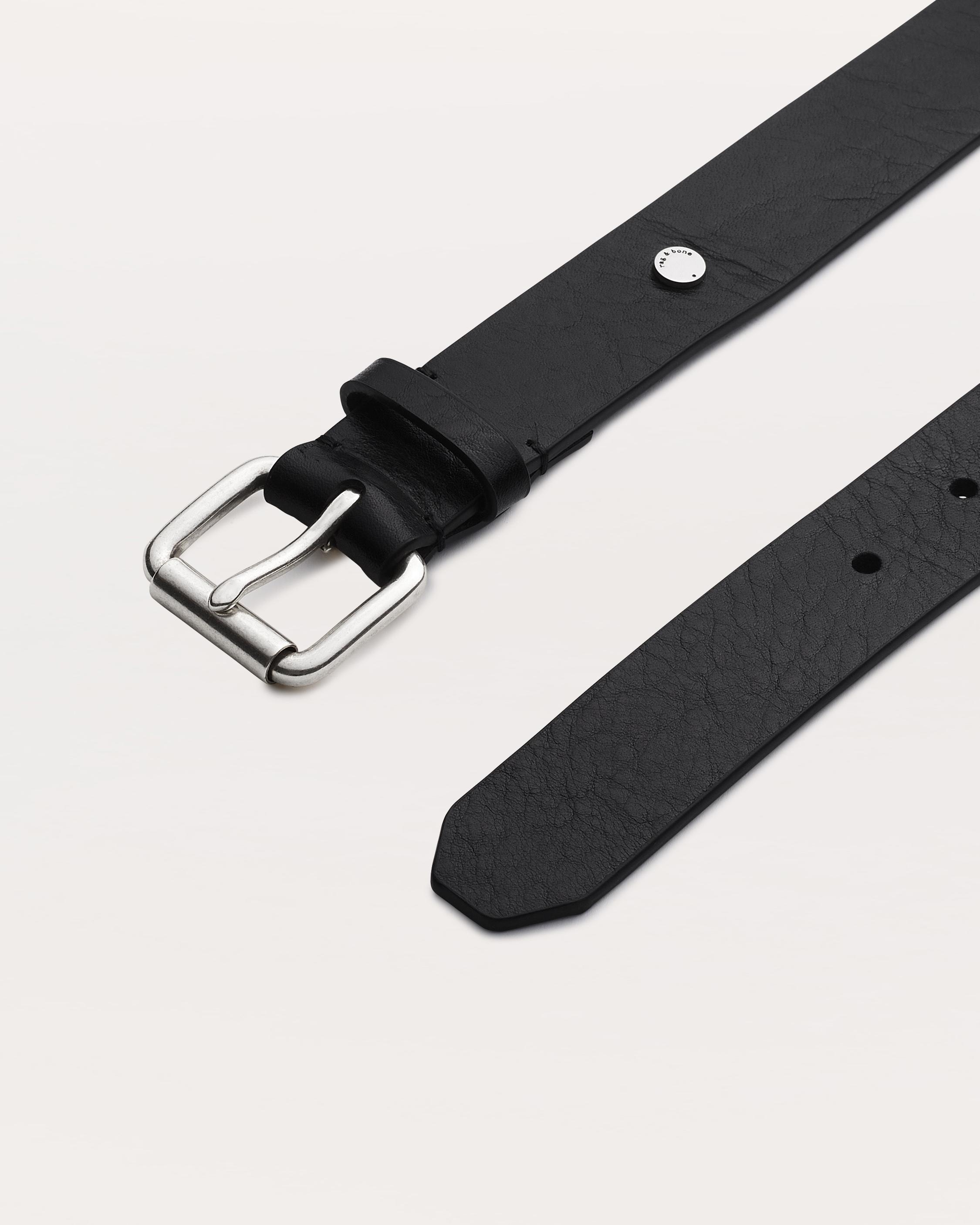 Liam Italian Leather Belt - 3