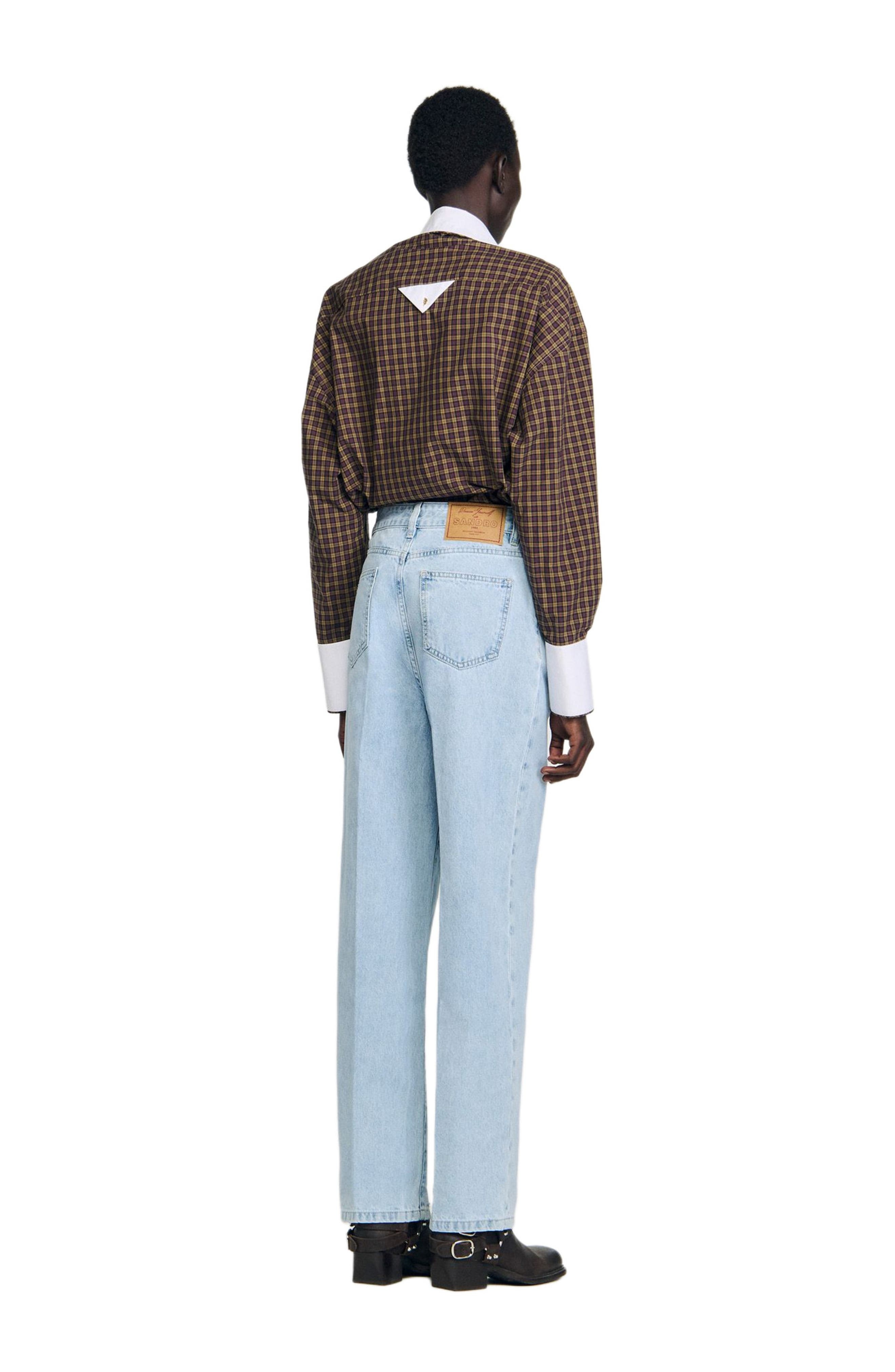 SANDRO Straight-leg jeans in Blue at Nordstrom - 6