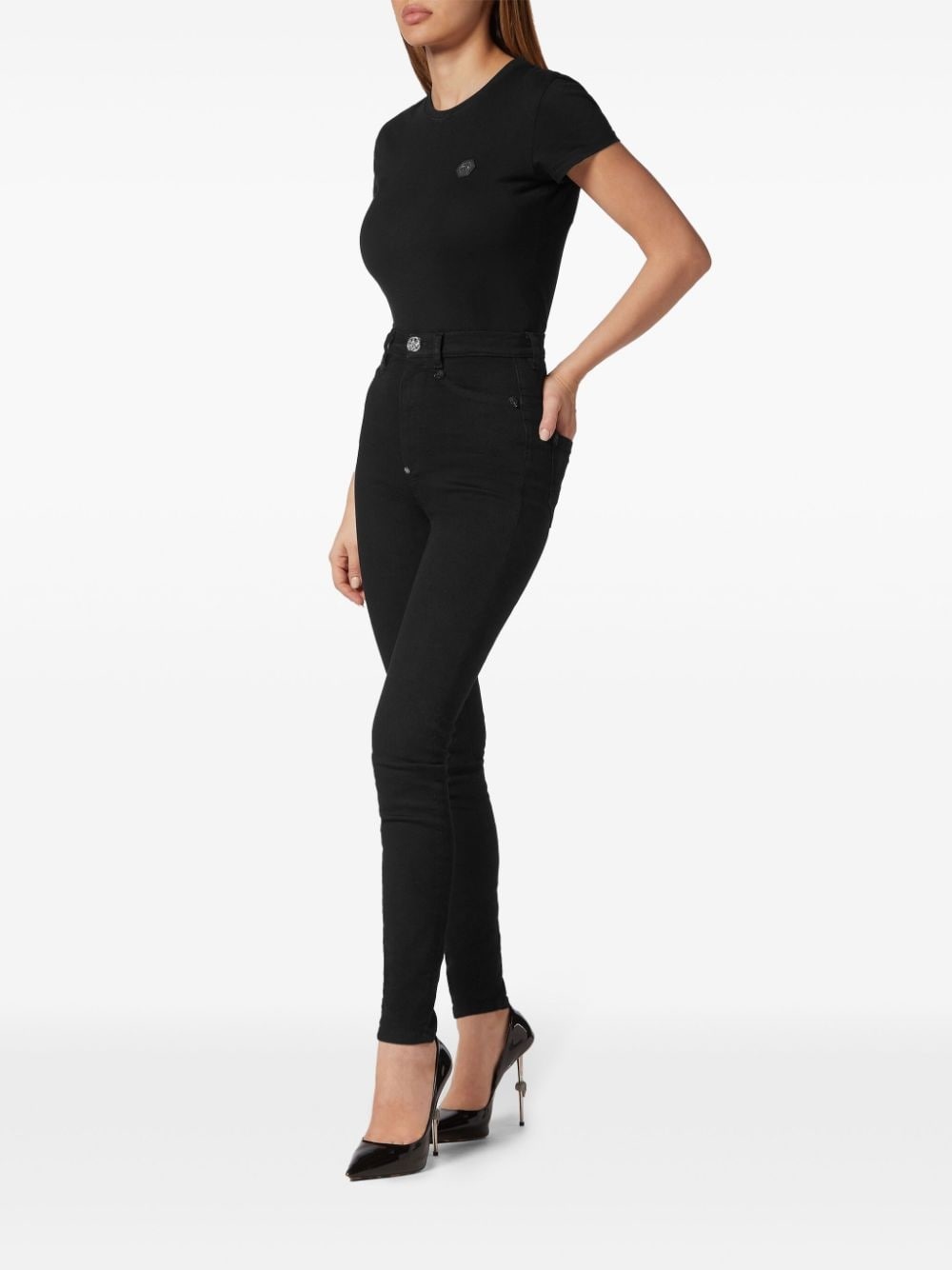 high-rise skinny jeans - 2