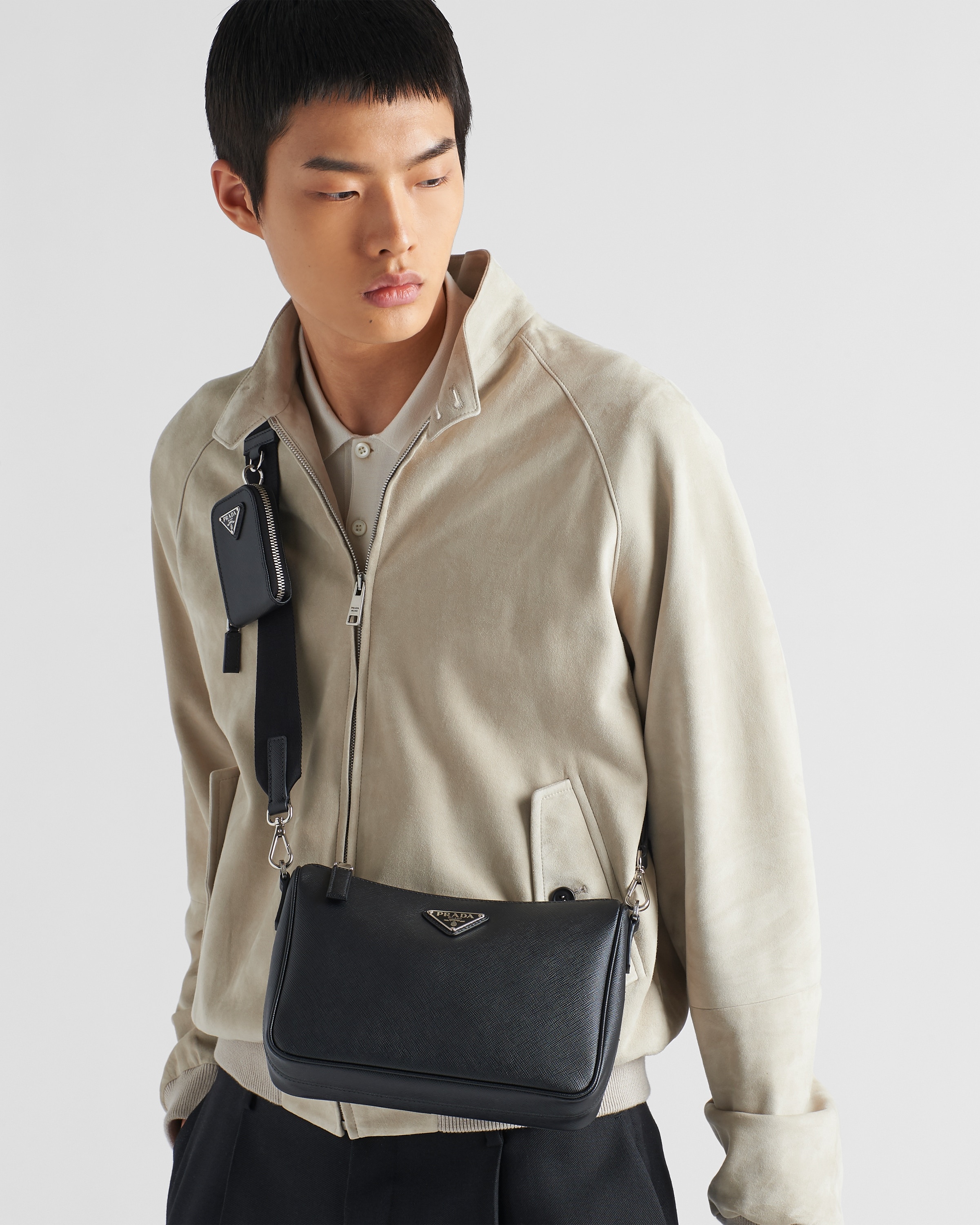 Saffiano-leather shoulder bag - 2