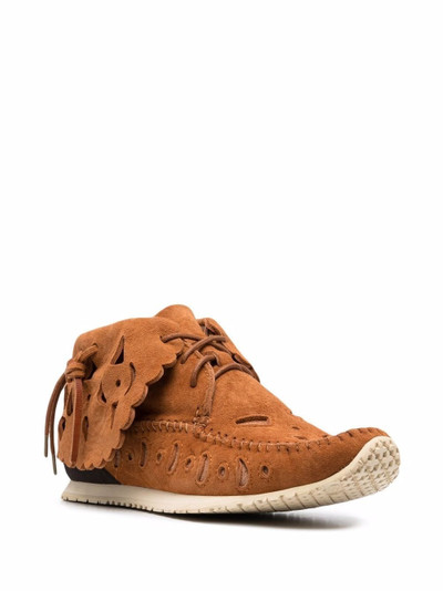 visvim cut-out moccasin ankle boots outlook