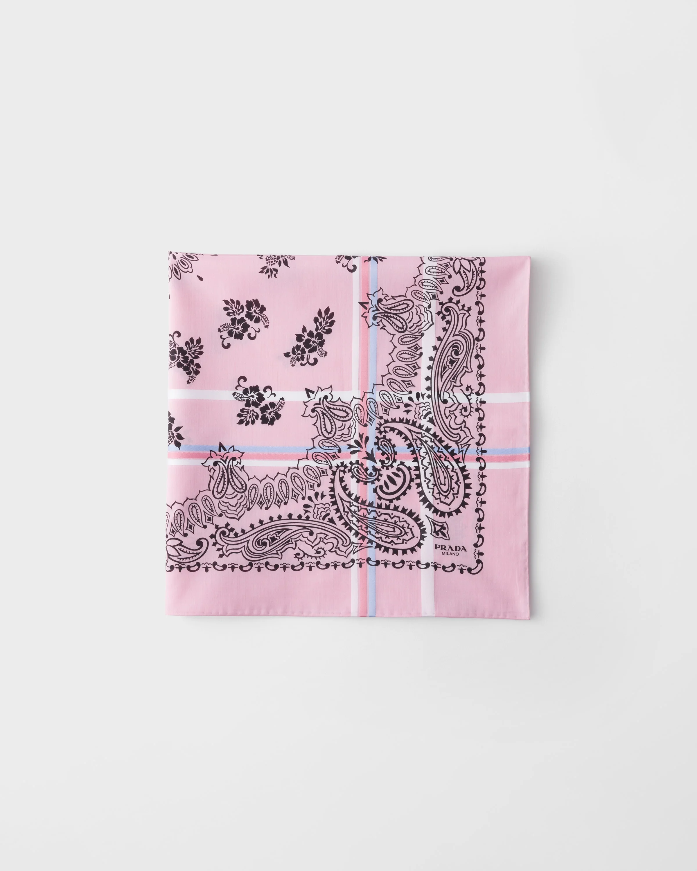 Printed cotton scarf 65 - 1