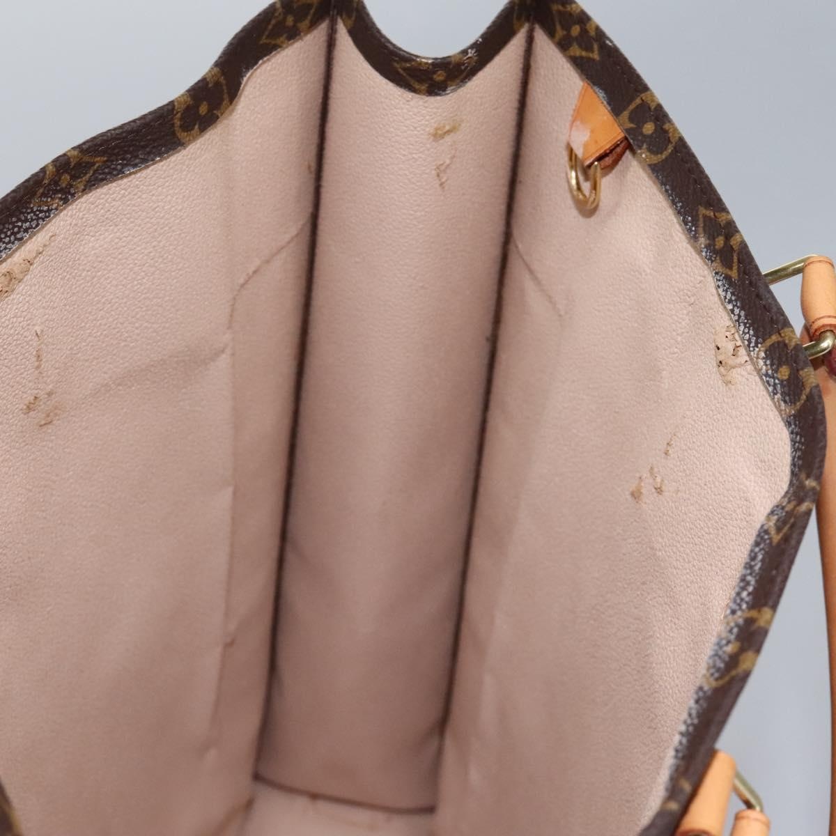 LOUIS VUITTON Monogram Sac Plat Hand Bag M51140 - 16