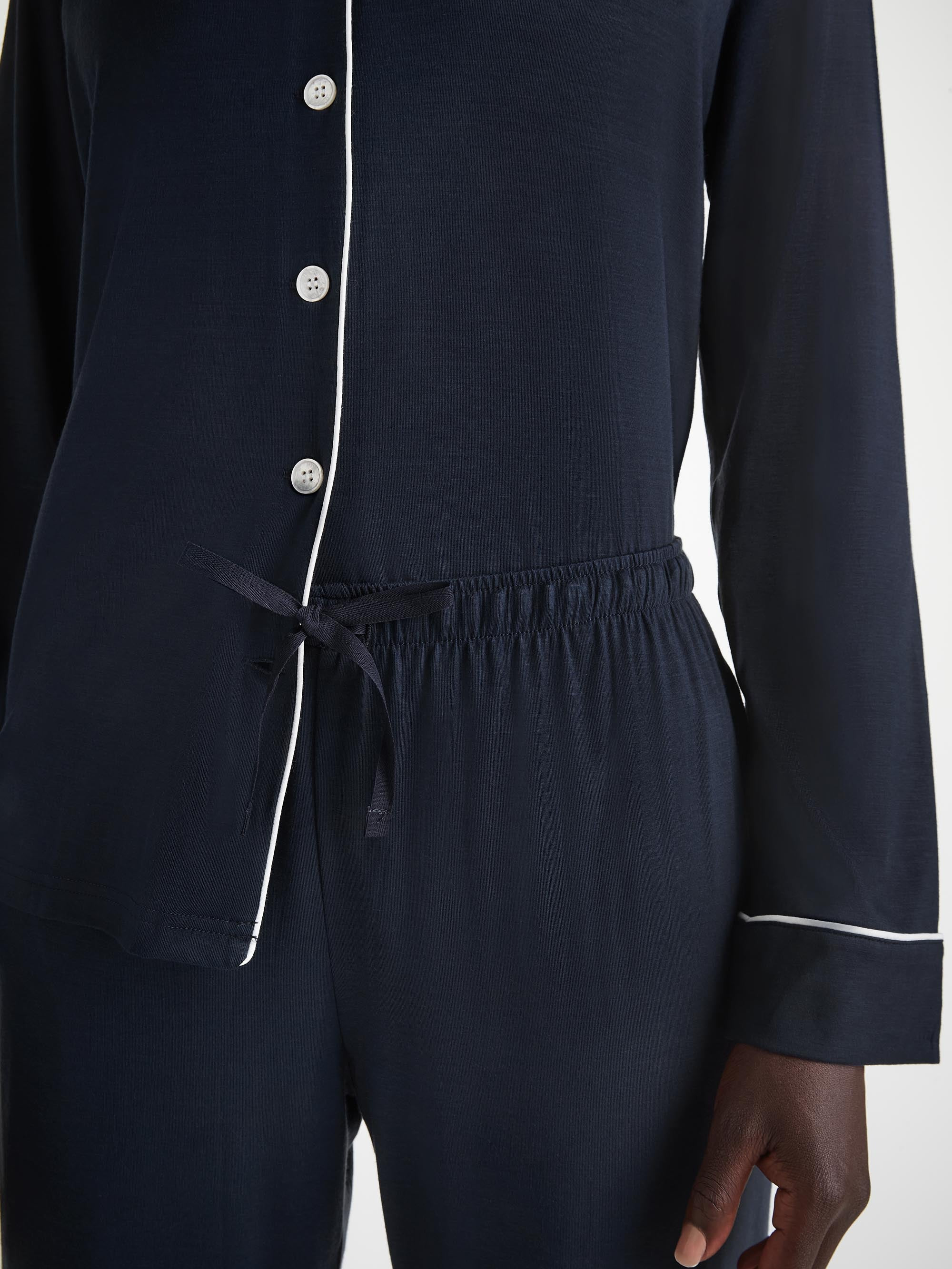 Women's Pyjamas Lara Micro Modal Stretch Navy - 7