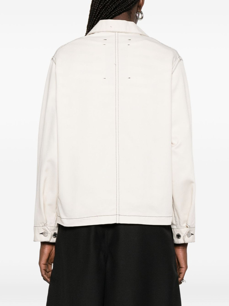 Art patch-pocket topstitch jacket 4