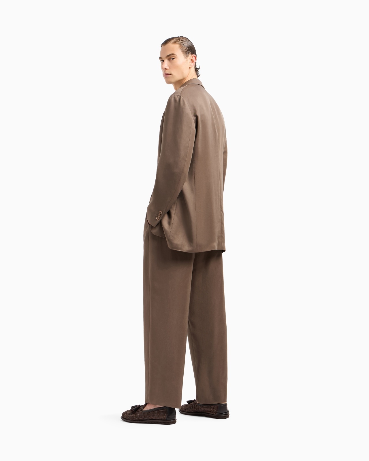 HERITAGE LINE CUPRO SINGLE-BREASTED SUIT - 3