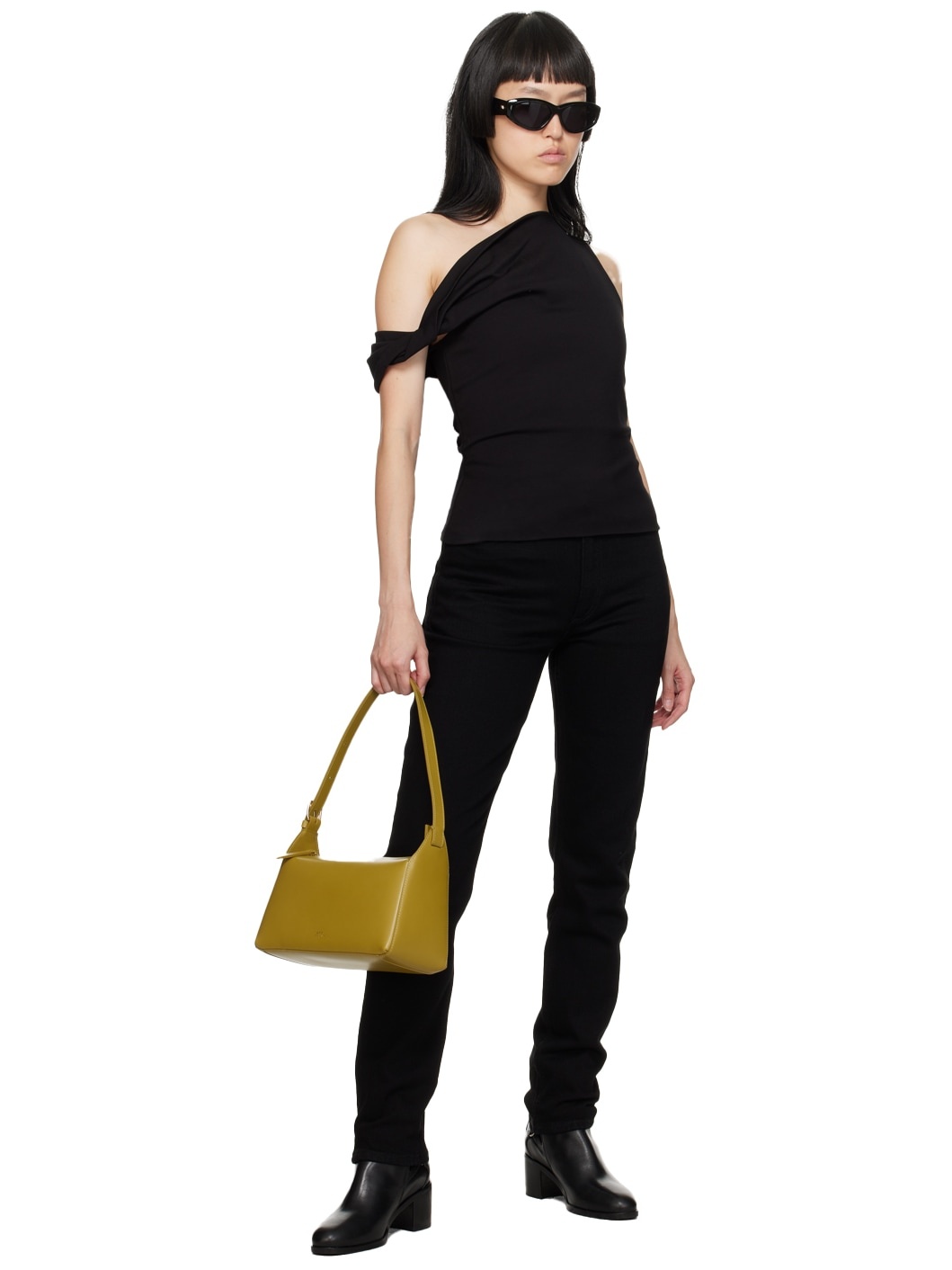 Black Hazel Buckle Boots - 5