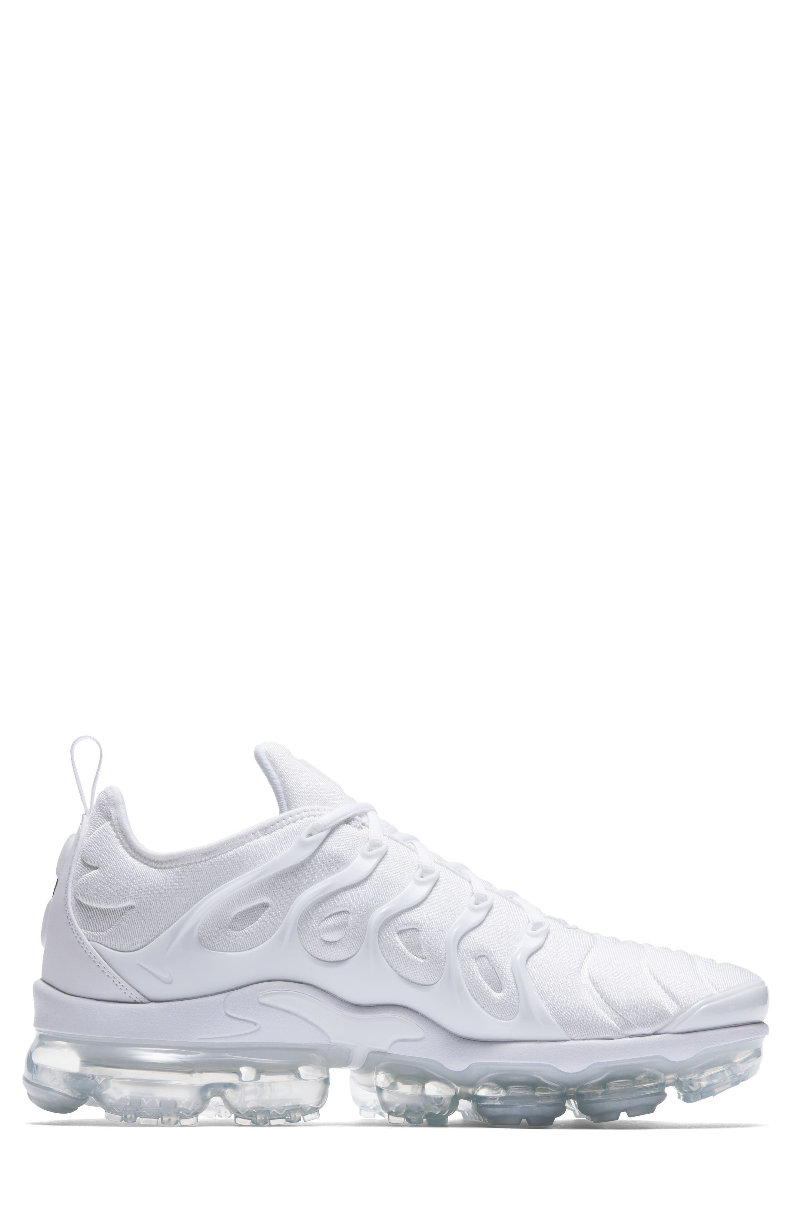 Nike Air VaporMax Plus Sneaker in White/White/Pure Platinum at Nordstrom - 3
