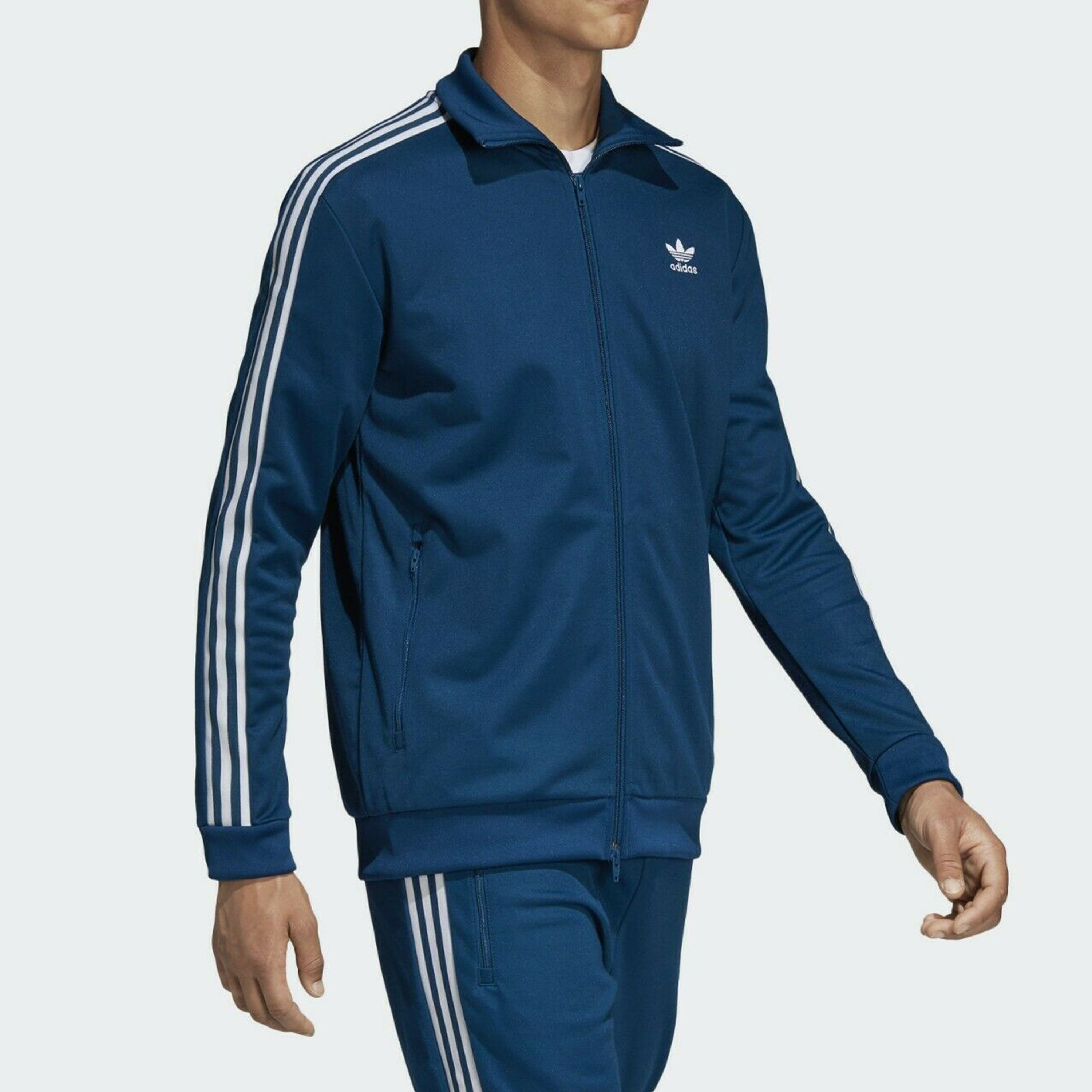 adidas originals Firebird Track Jacket Zipper tournament Sports Stand Collar Blue DV1522 - 5