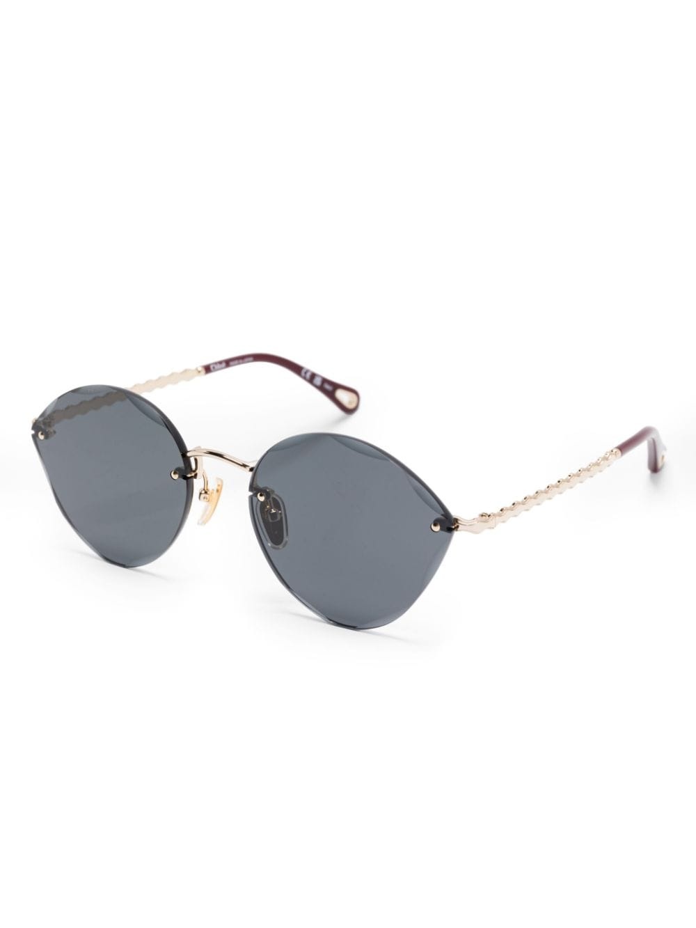 geometric-frame sunglasses - 2