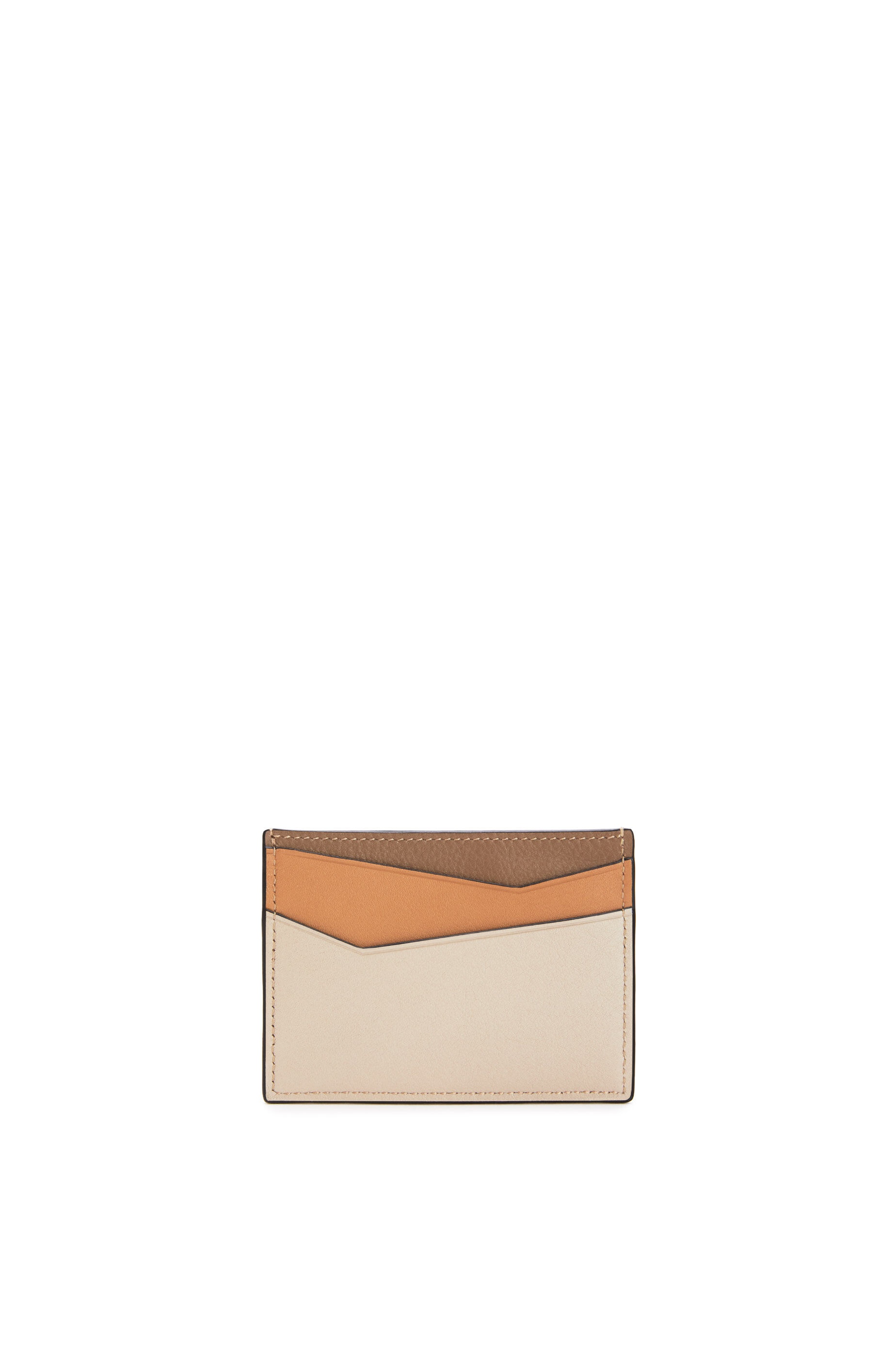 Puzzle plain cardholder in classic calfskin - 2