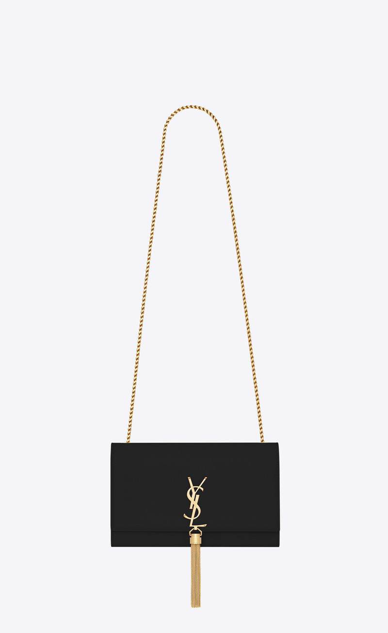 KATE MEDIUM TASSEL IN GRAIN DE POUDRE EMBOSSED LEATHER 1