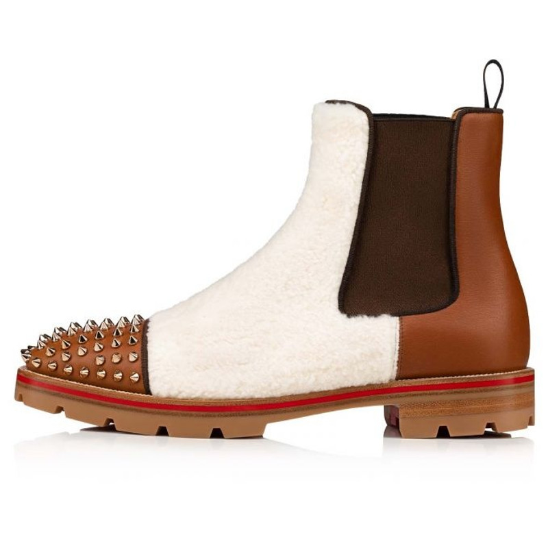 Christian Louboutin Melon Spikes CUOIO/WH/COL MET outlook