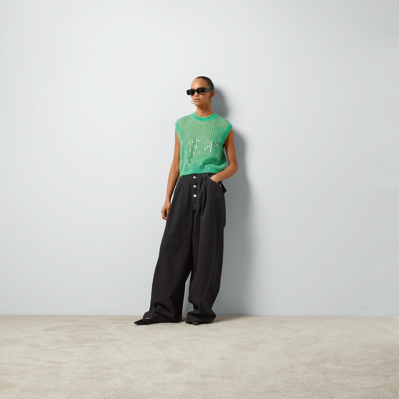 Gucci Mohair Silk Sleeveless Top 2