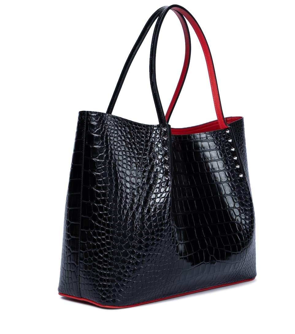 Cabarock Large studded leather tote - 4