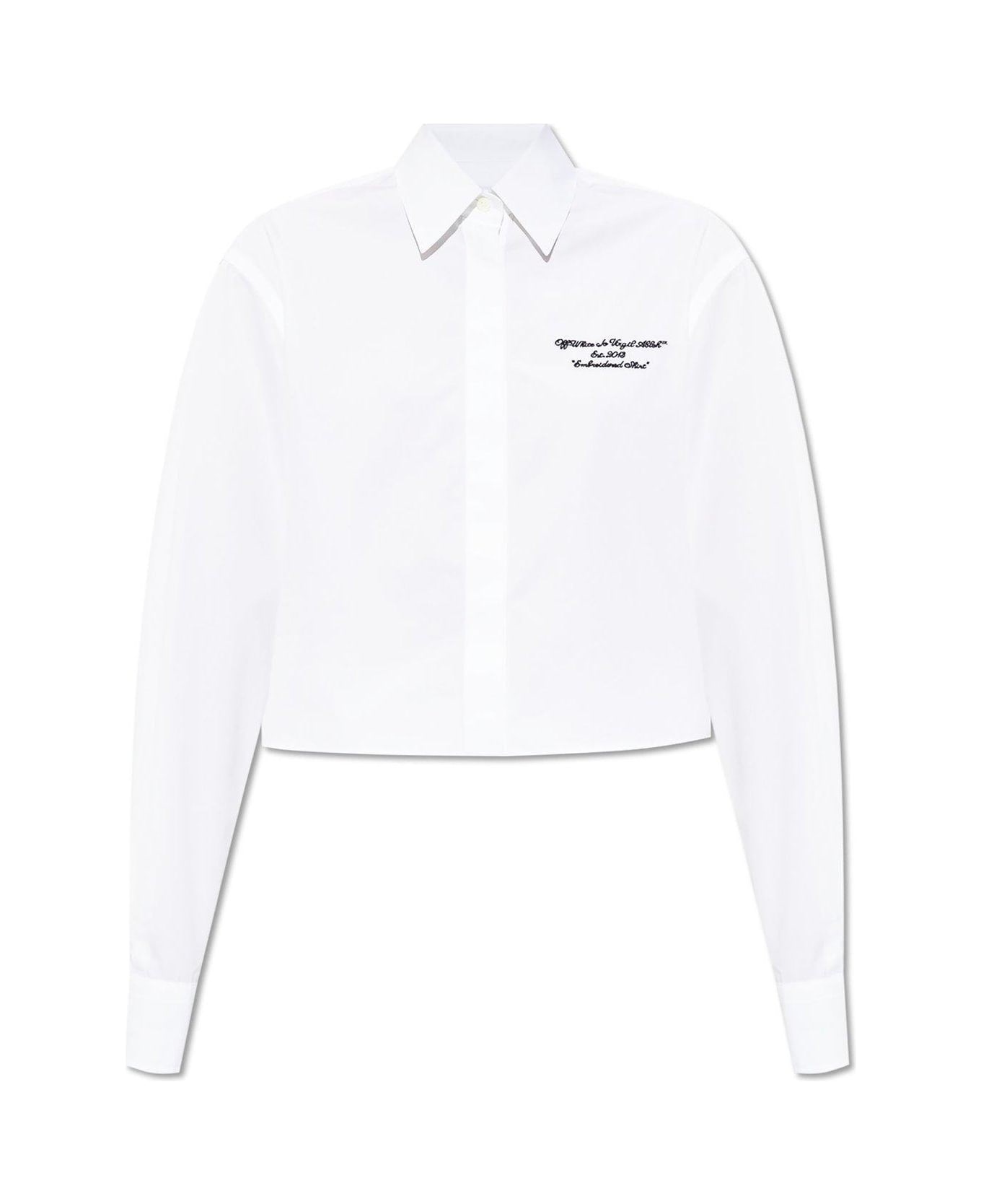 Poplin Boxy Long-sleeved Shirt - 1