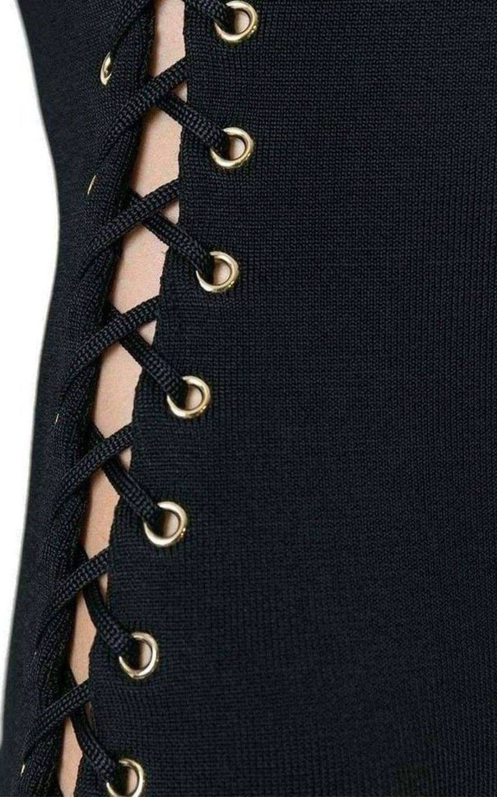 Halter Neck Mini Dress - 7