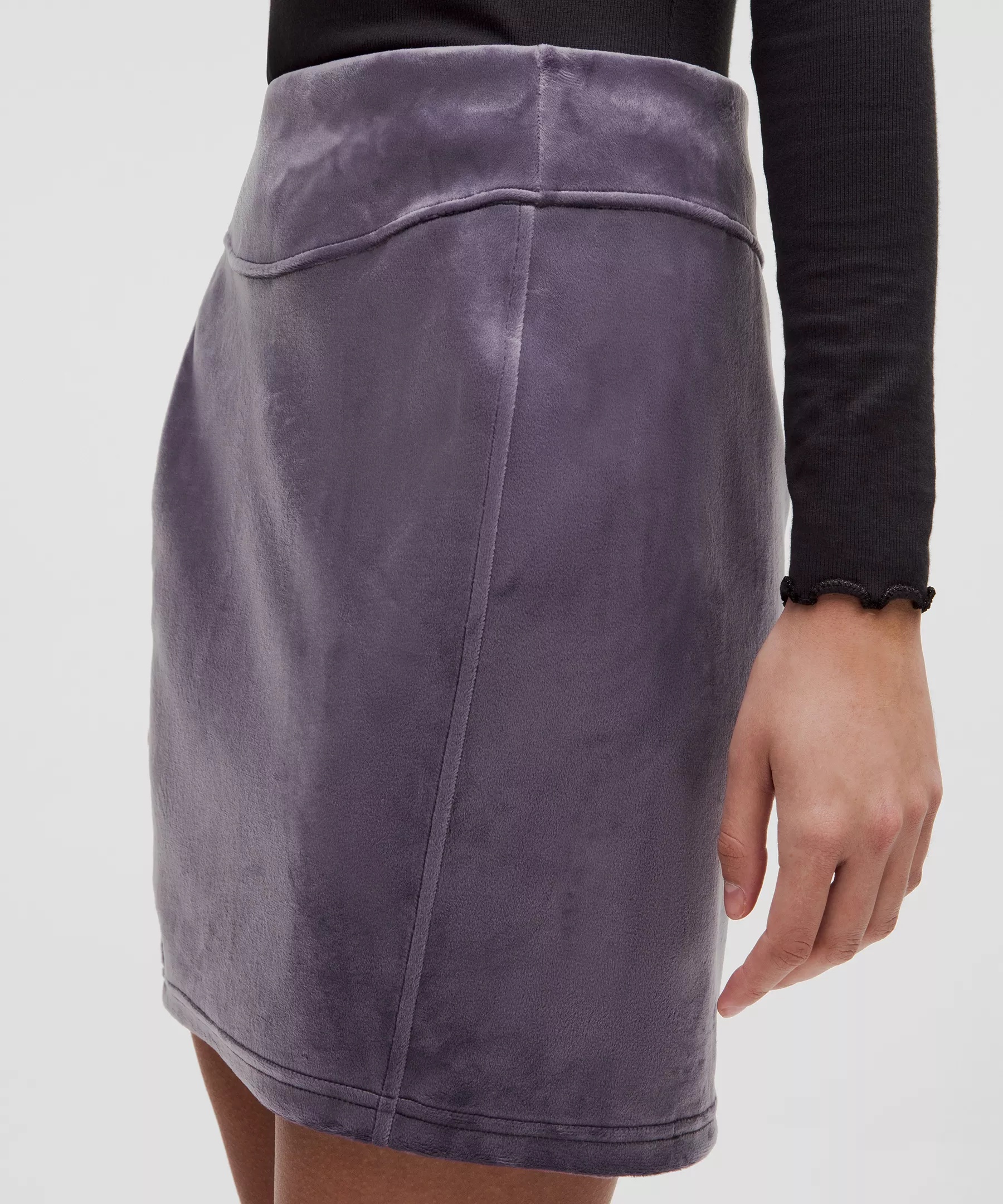 Scuba High-Rise Mini Skirt *Velvet - 4