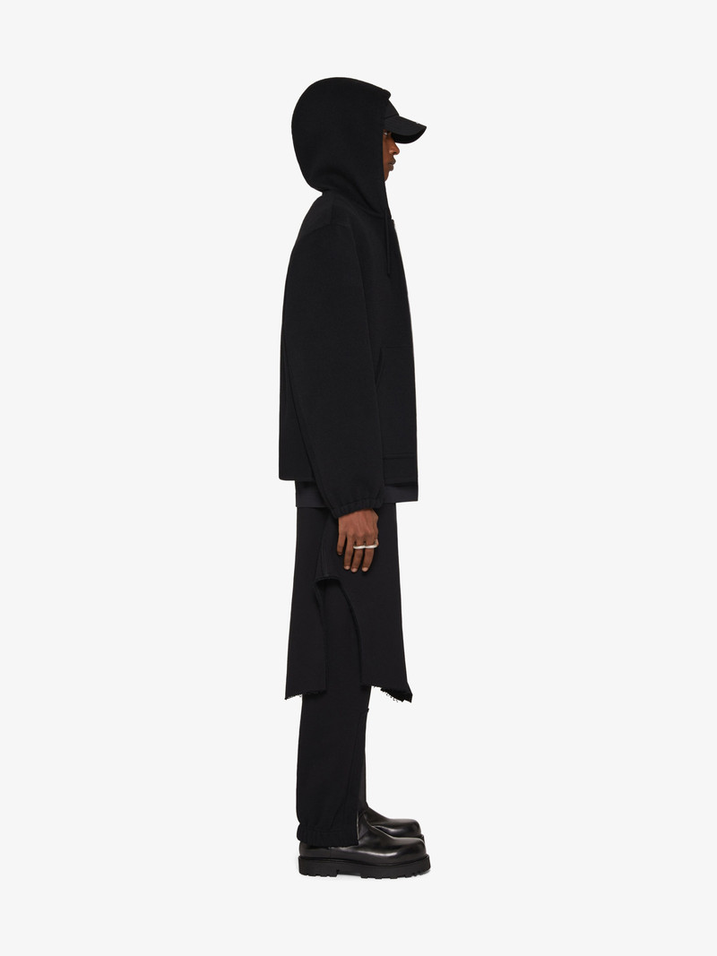 HOODIE IN DOUBLE FACE WOOL AND CASHMERE 3
